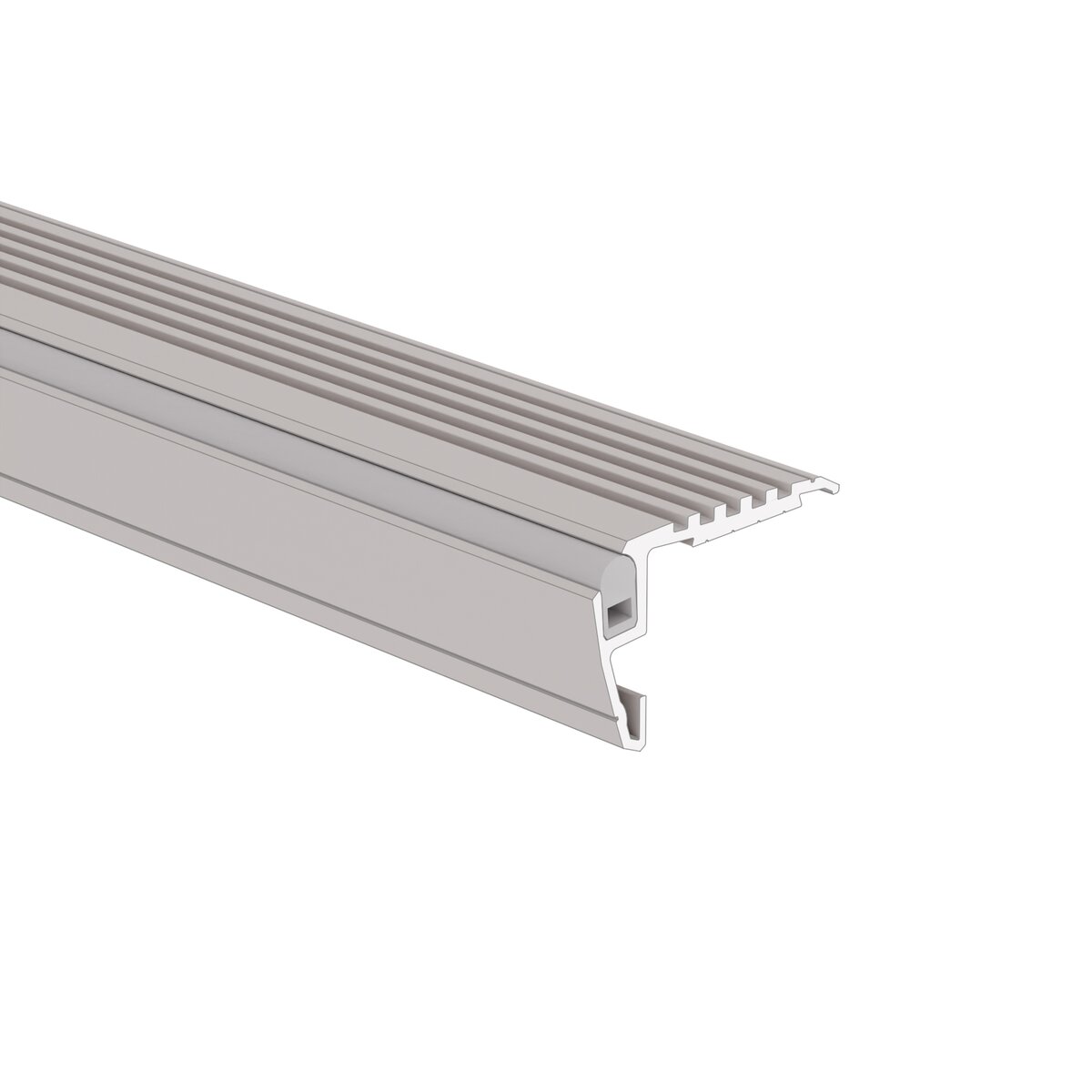 Klus Steko-plus - Profilé LED pour bords de marche - 2,64 x 4, - argent anodisé