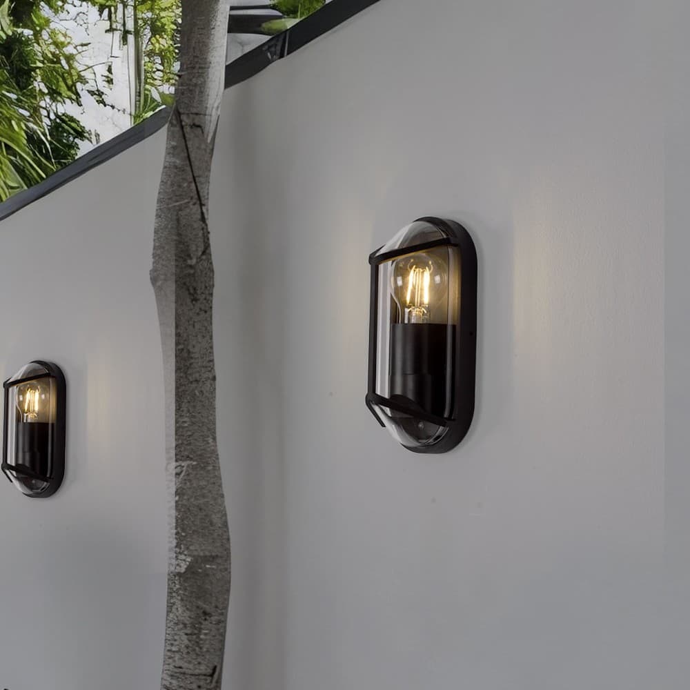 Nova Luce Amel - applique murale extérieure - 9,5 x cm - IP65 - anthracite foncé