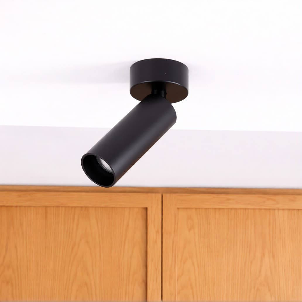 Faro Stan Slim - spot en saillie 1L - Ø 4,2 x 16,1 cm - noir