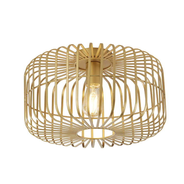 Searchlight Crib - plafonnier - Ø cm - or mat