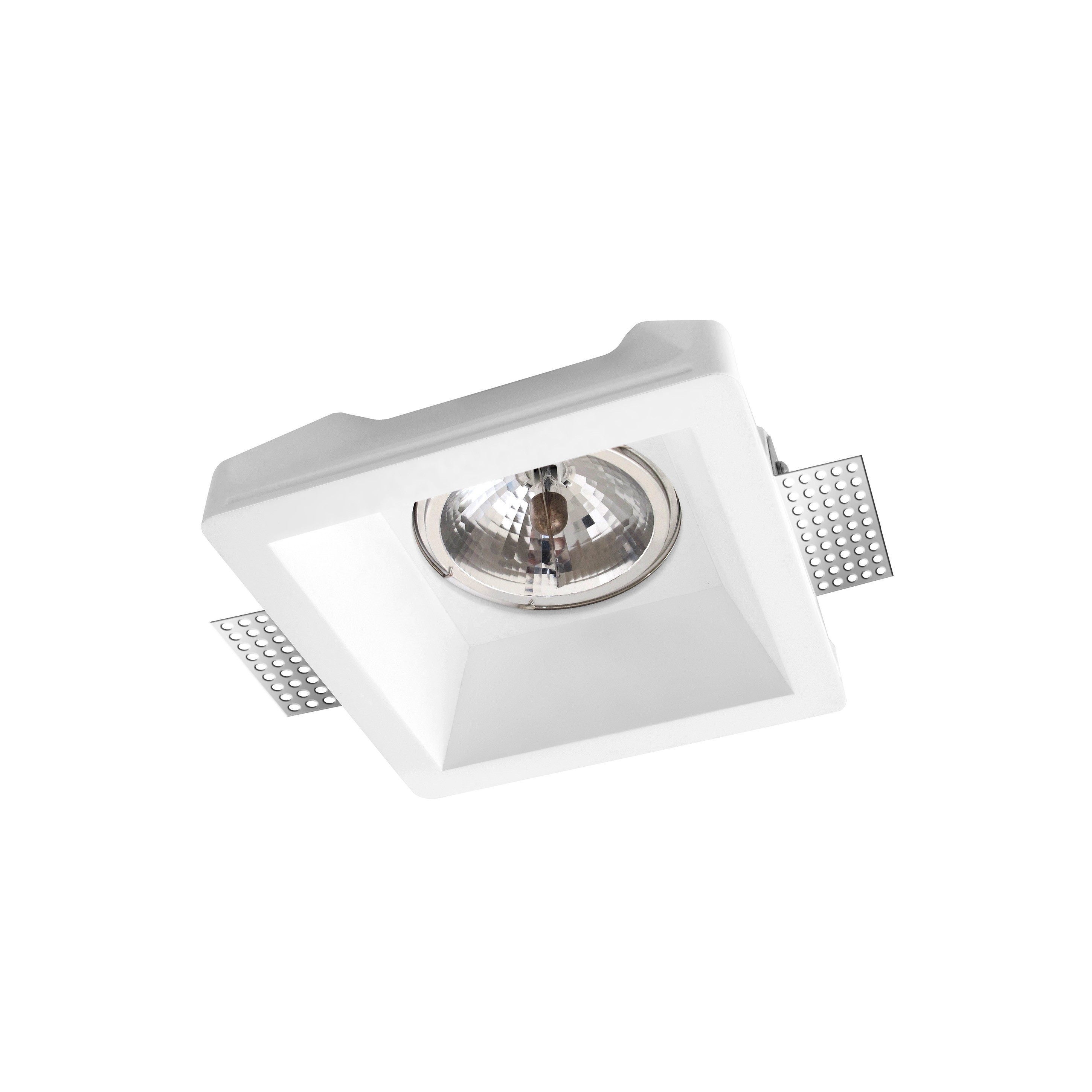 Nova Luce Vitale - spot encastré - mm, mm format encastré - plâtre blanc