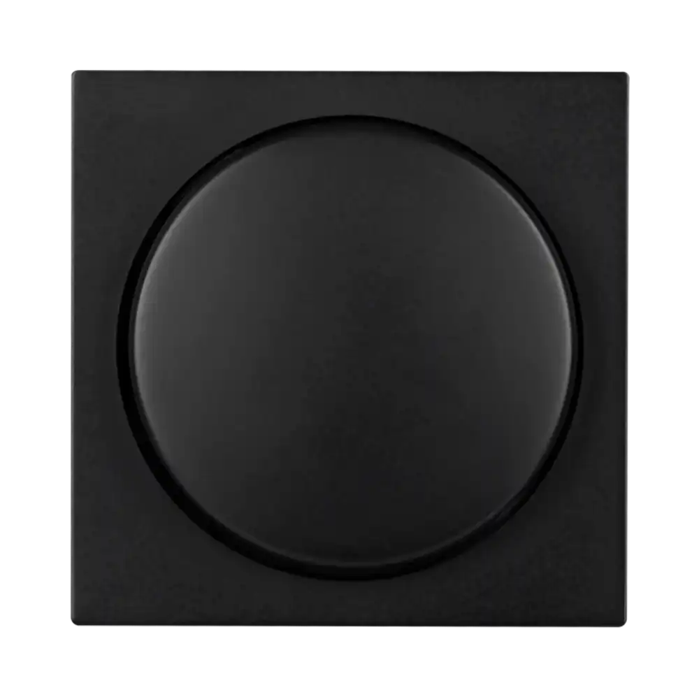 Ion Industries V1/J1 - plaque centrale avec un seul bouton variateur - noir mat