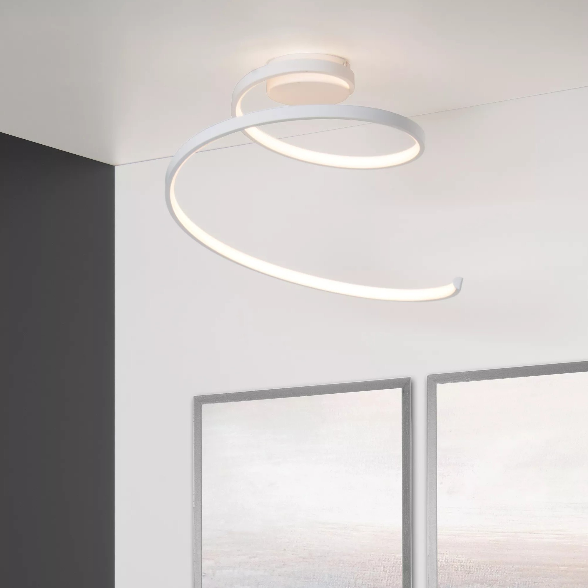 Lucide Maxence - Ø cm - 24W LED inclus - 3 niveaux de gradation - blanc