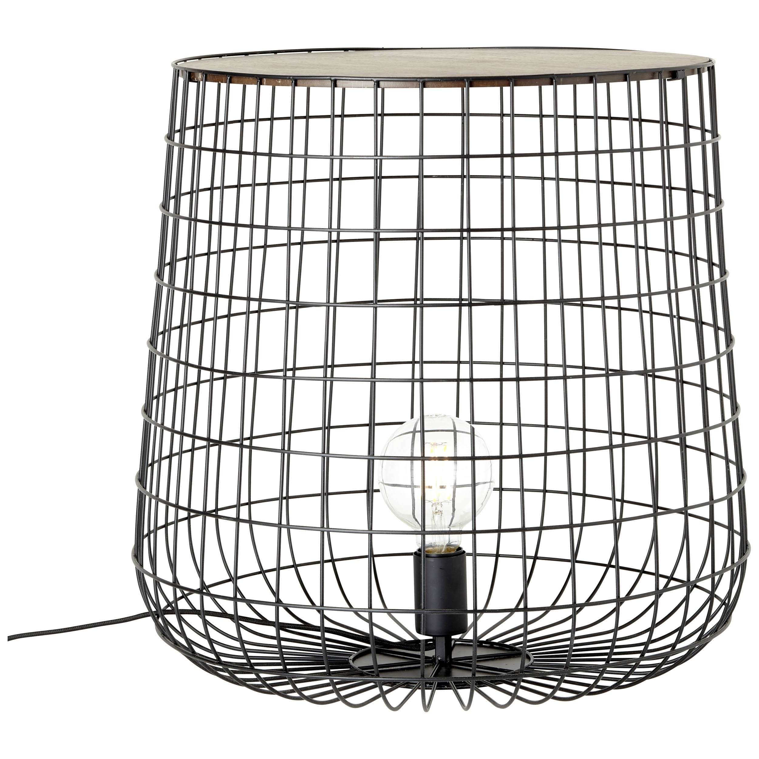 MODÈLE D’EXPOSITION - Brilliant Priam - lampadaire / table - Ø cm - bois
