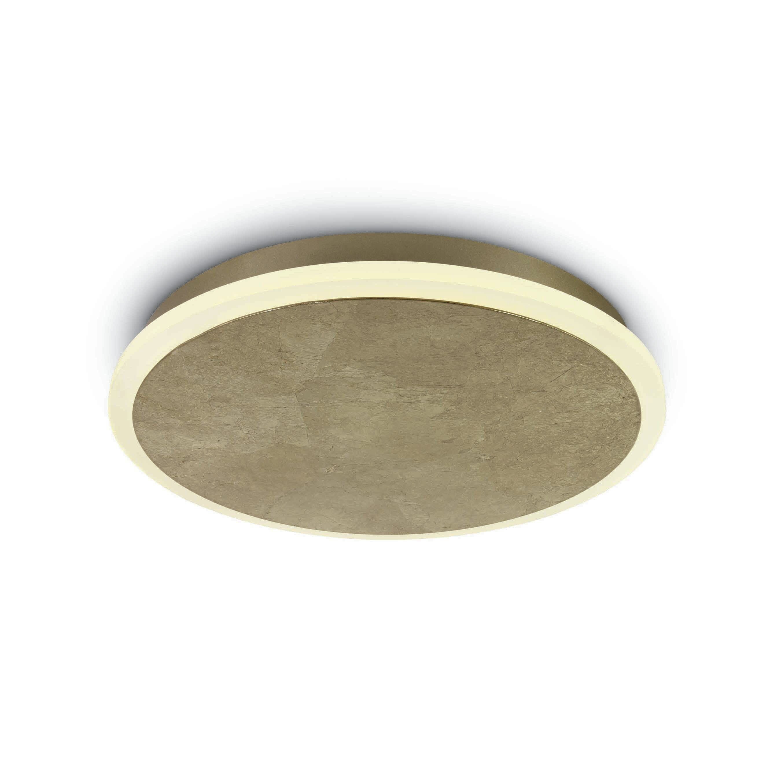 MODÈLE D’EXPOSITION - ONE Light Plafo décoratif - plafonnier - Ø 35 x 4,2 cm - 12W LED inclus - laiton