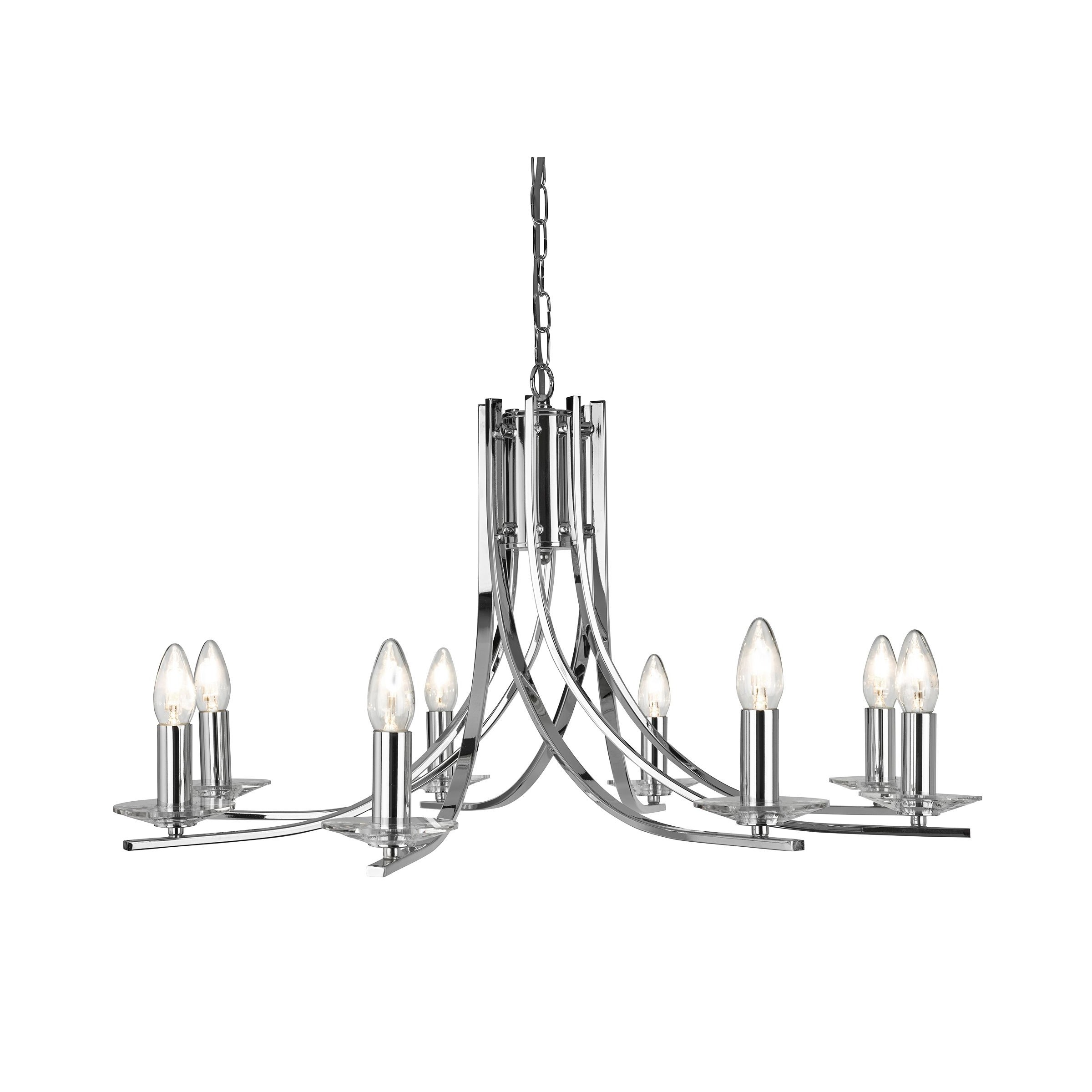 Searchlight Ascona - lustre - Ø cm - chrome