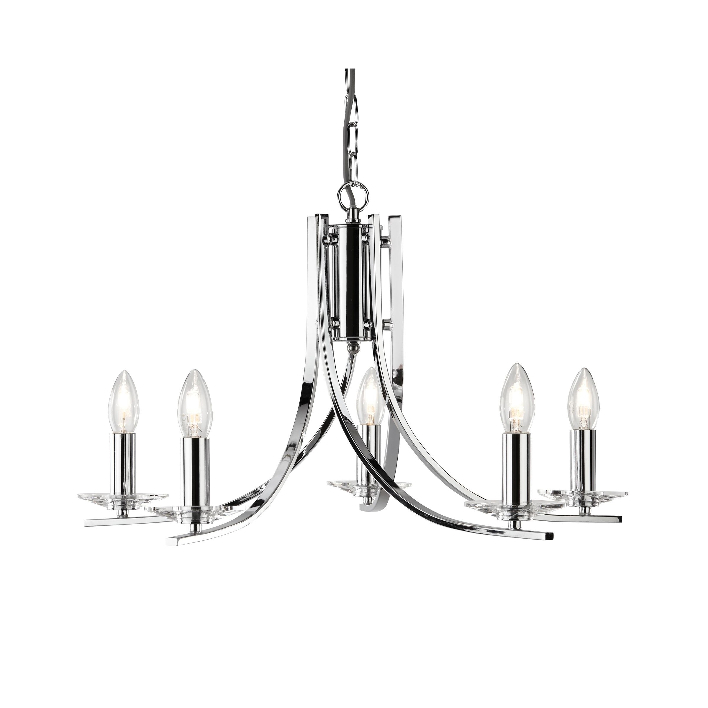 Searchlight Ascona - lustre - Ø cm - chrome