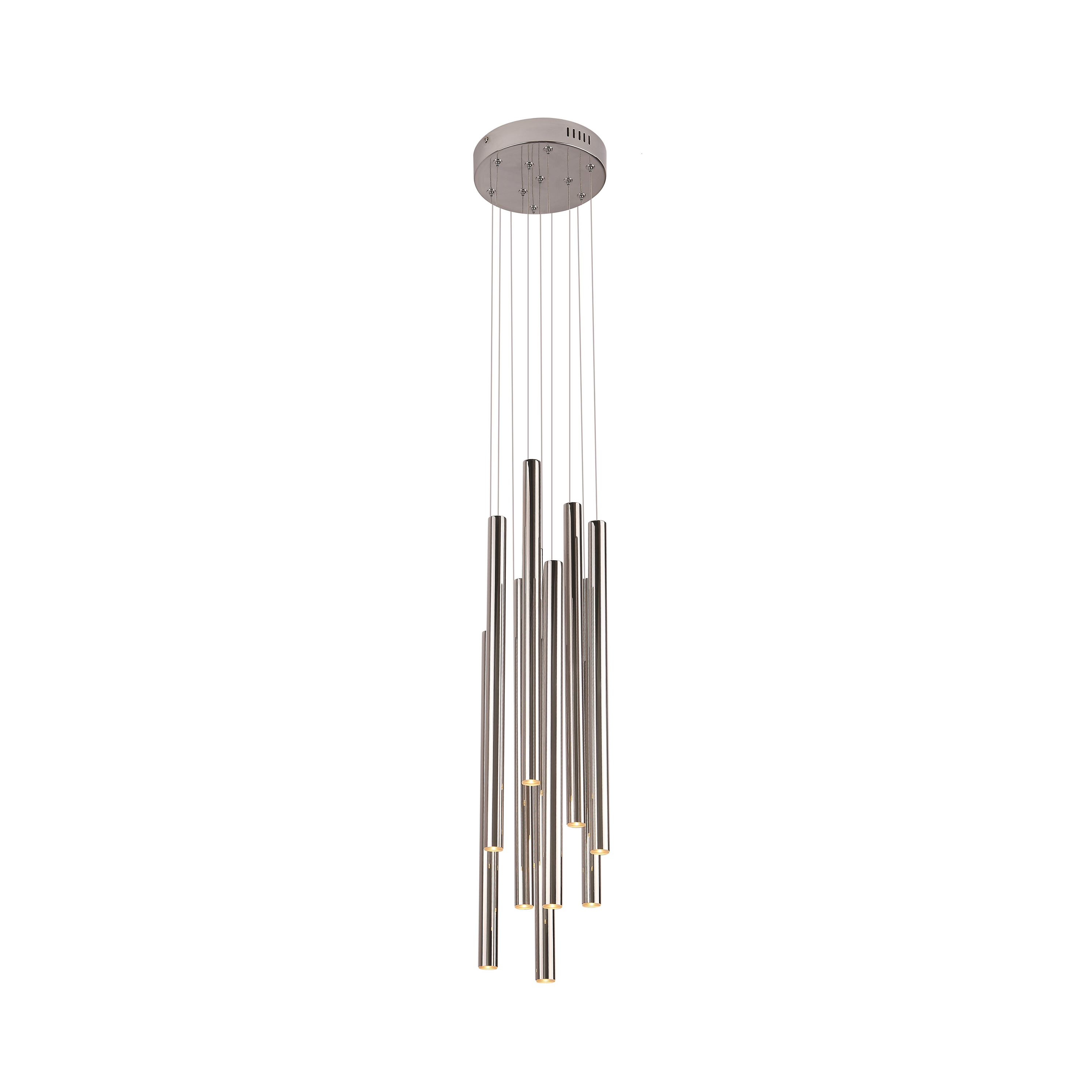 Maxlight Organic - lampe suspendue - Ø cm - W LED dimmable inclus - chrome