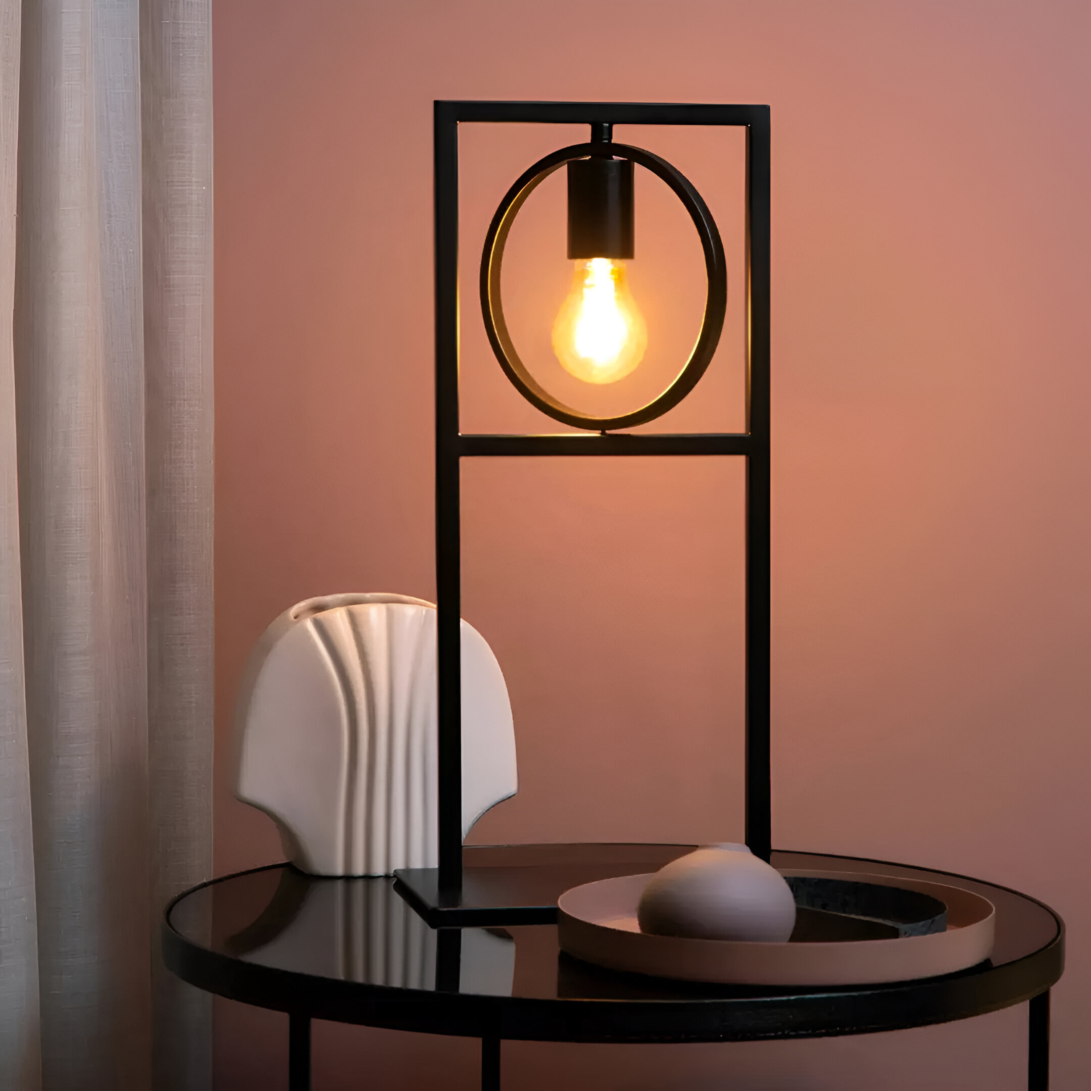 Lucide Suus - lampe à poser - x - noir