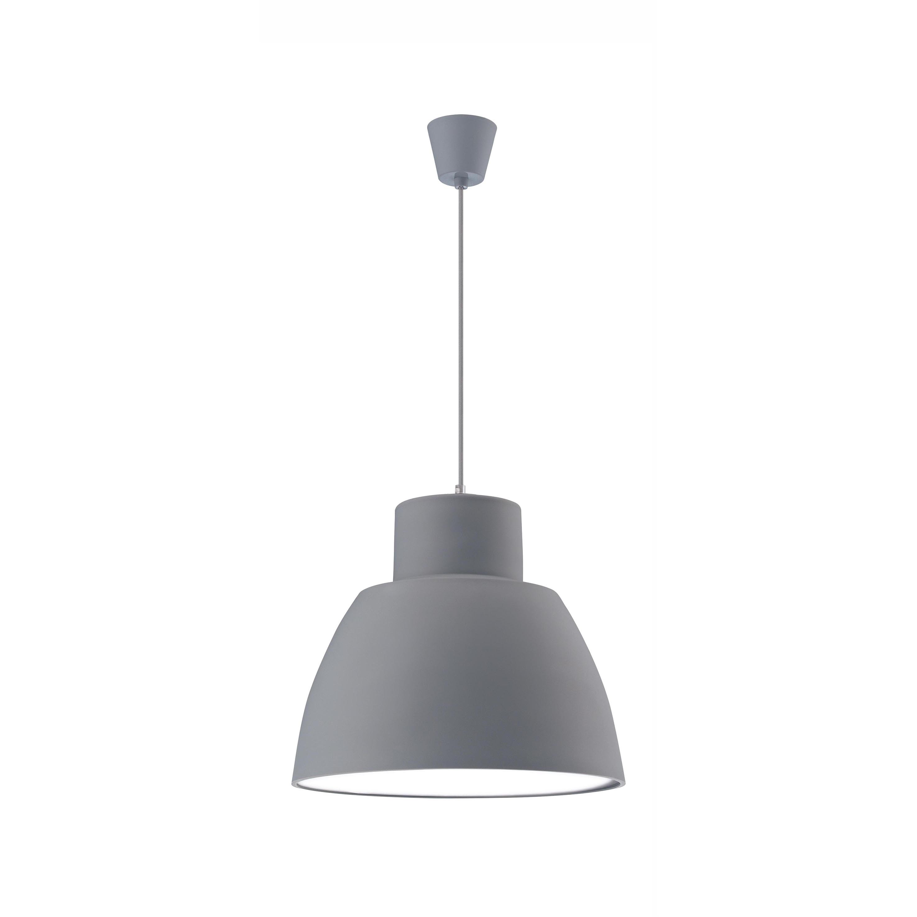 Nova Luce Vince - lampe suspendue - Ø cm - gris