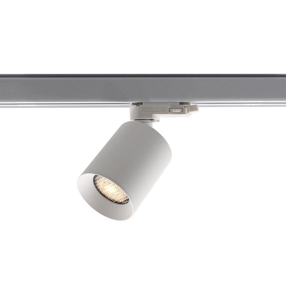 Artdelight Megano - spot sur rail 3 phases - Ø cm - blanc