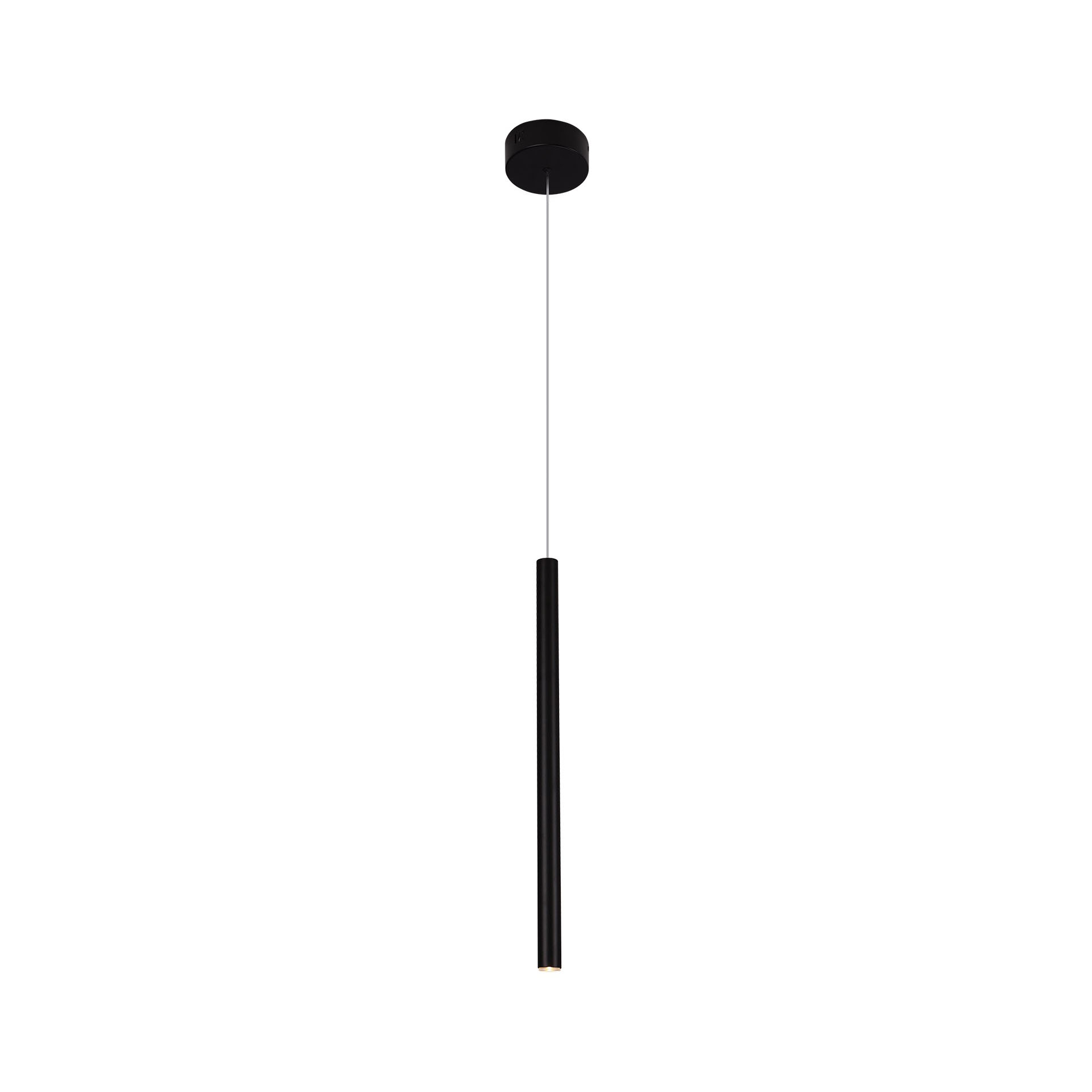 Maxlight Organic - lampe suspendue - Ø 2,5 x - 1W LED inclus - noir