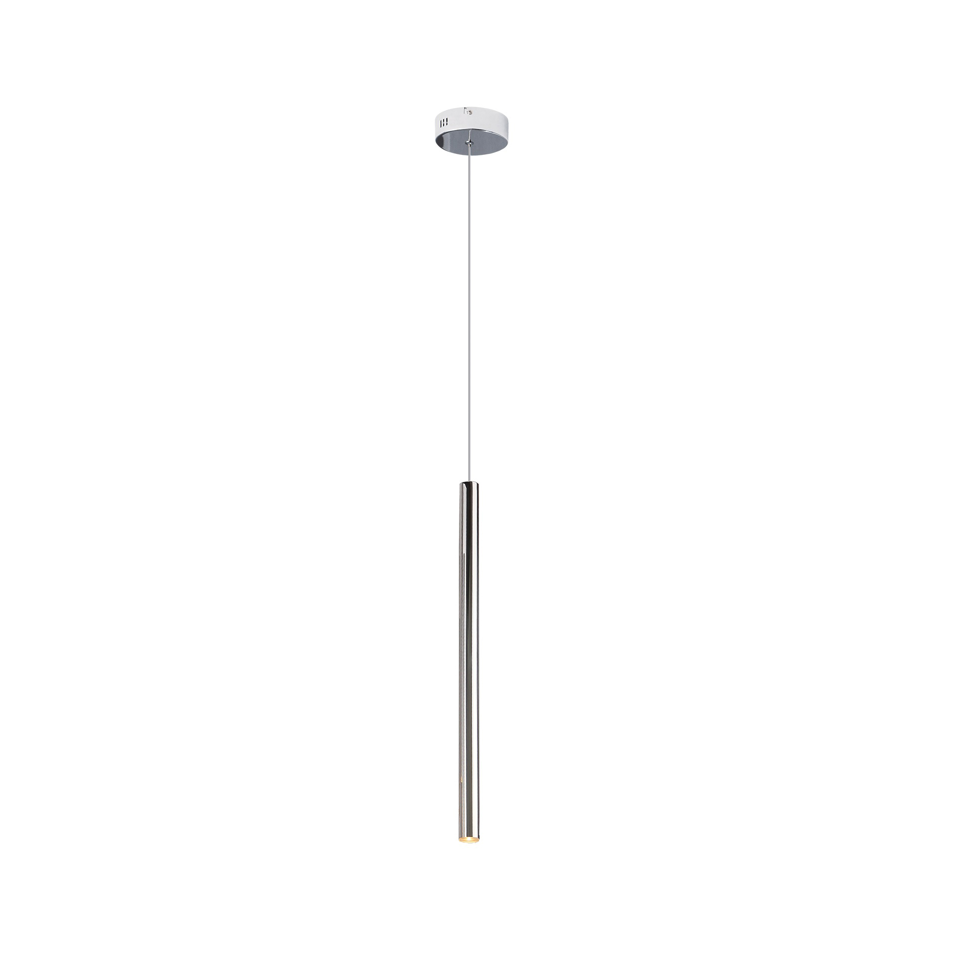 Maxlight Organic - lampe suspendue - Ø 2,5 x - 1W LED inclus - chrome
