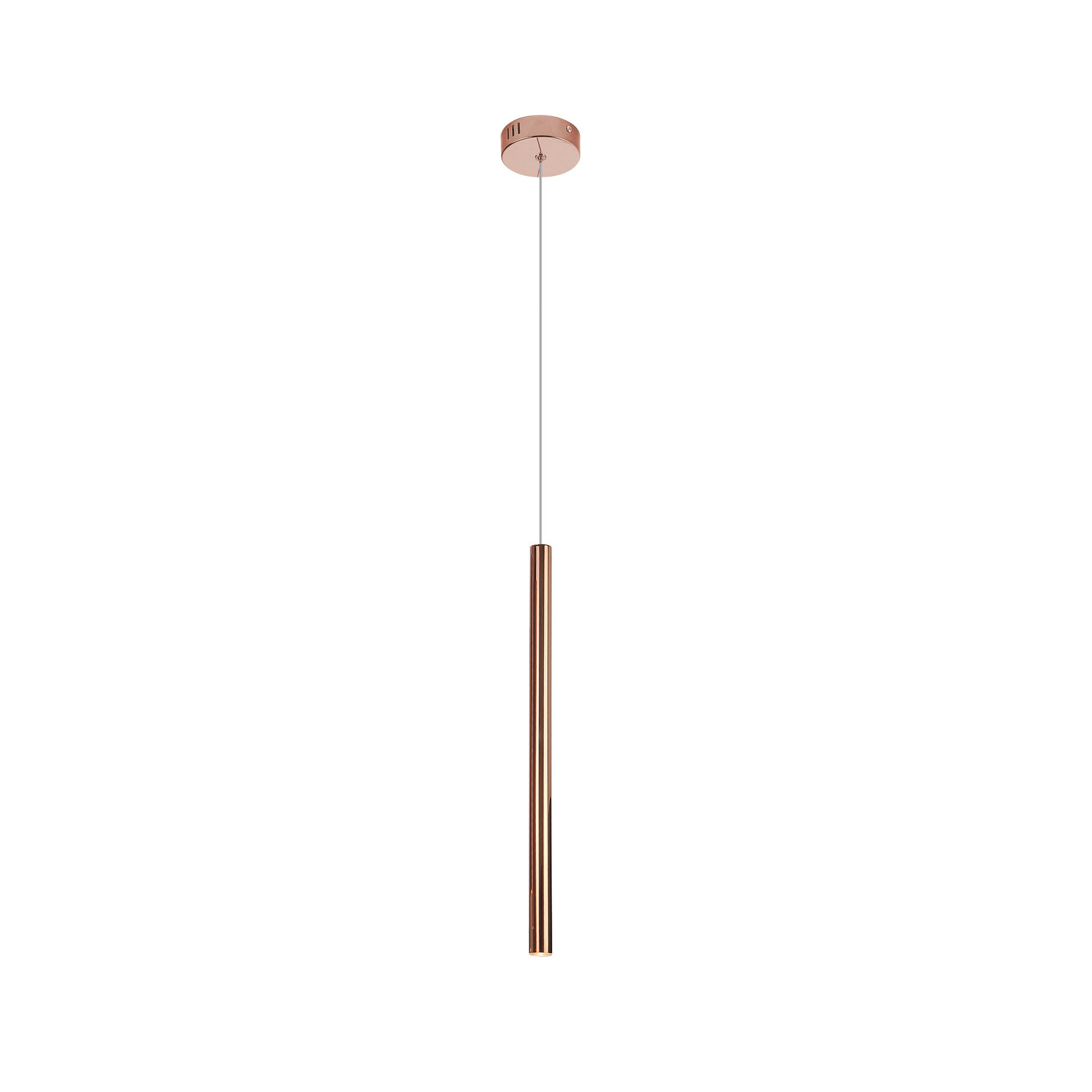 Maxlight Organic - lampe suspendue - Ø 2,5 x - 1W LED inclus - cuivre