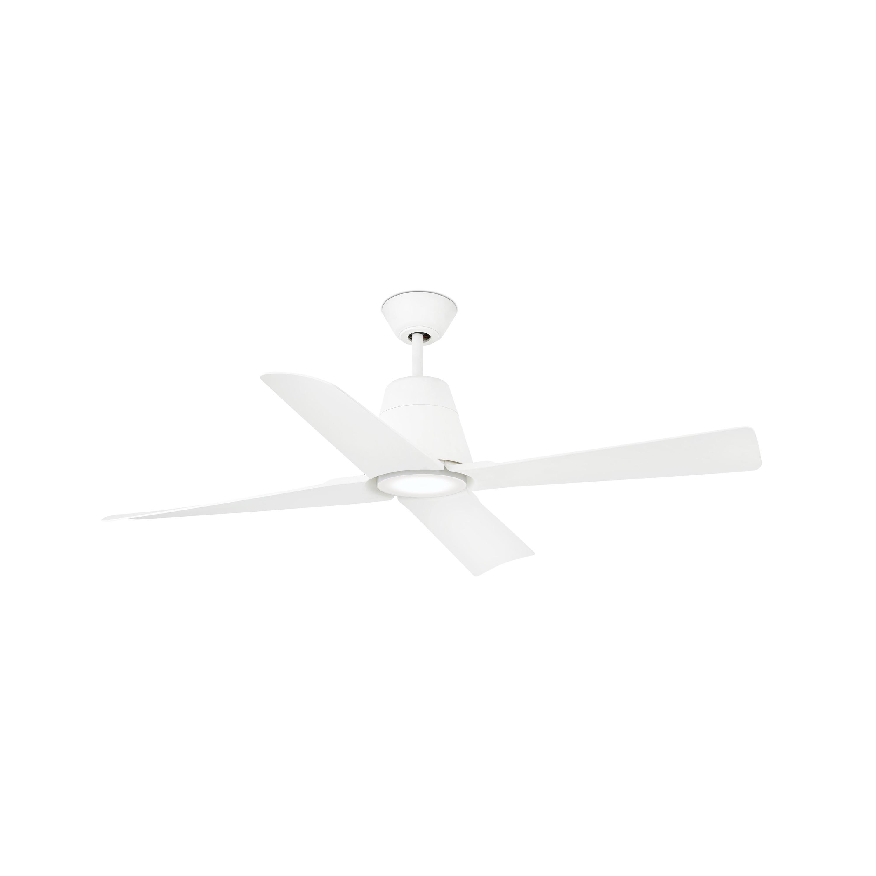 Faro Typhoon - ventilateur de plafond avec télécommande - Ø - IP44 - blanc