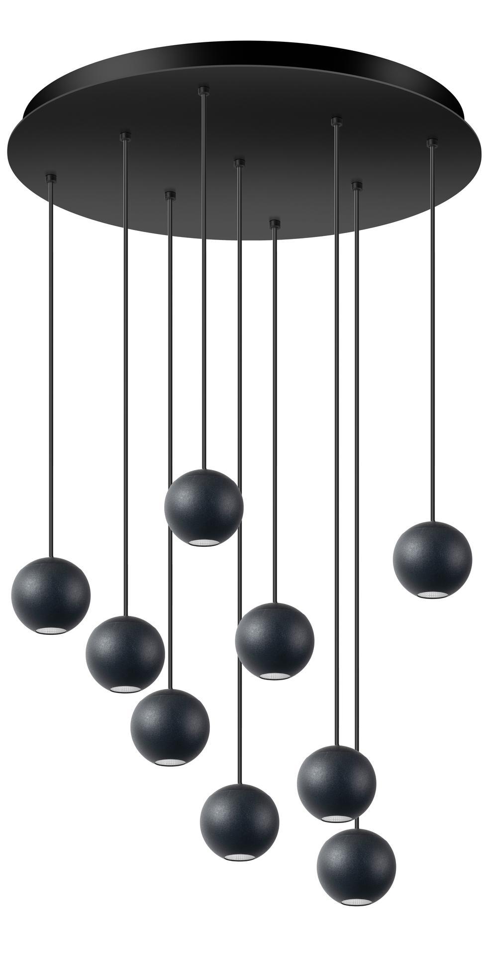 ETH Grace - suspension - Ø 4,8 x - 36W LED dimmable inclus - noir