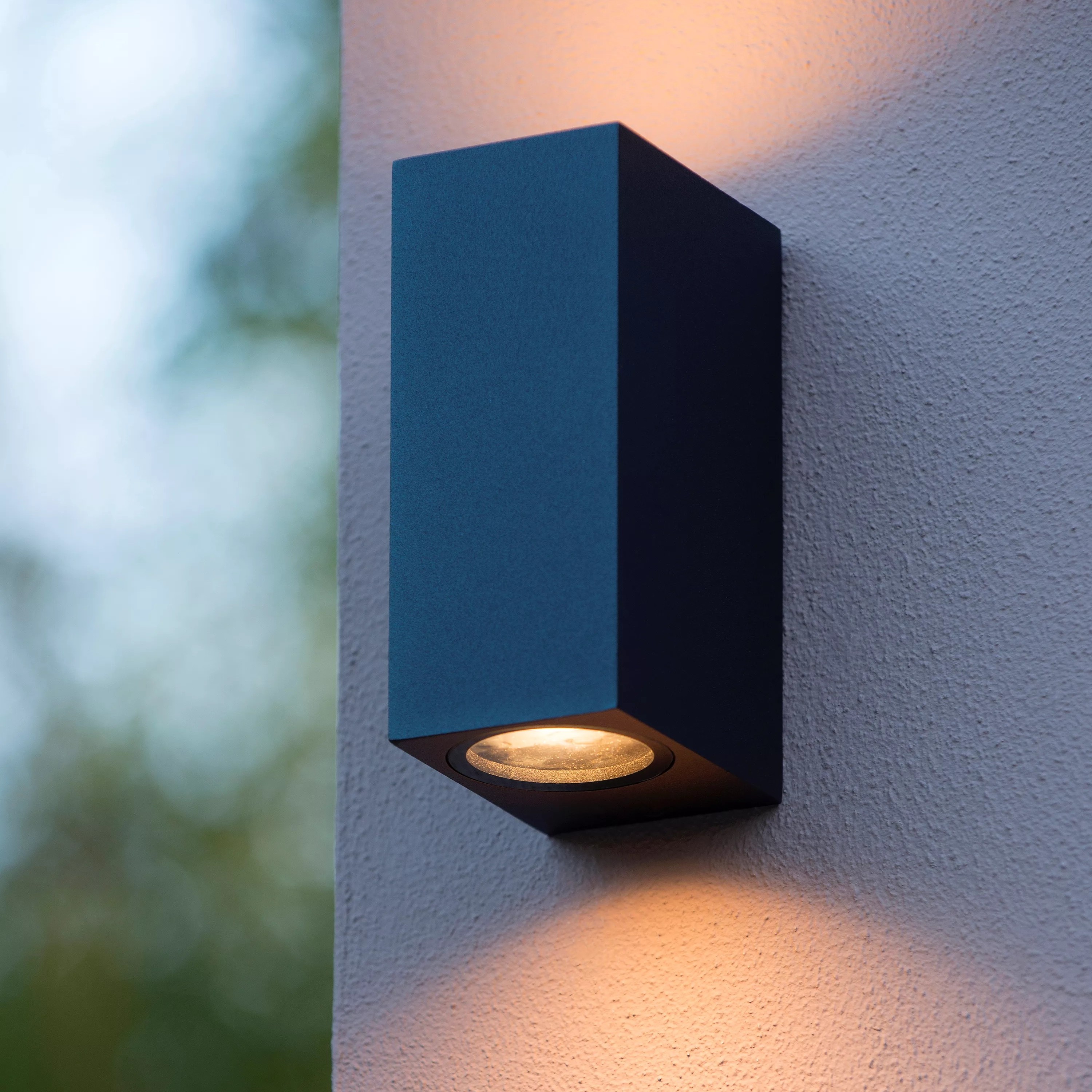 Lucide Zaro - applique d"extérieur - 7,8 x 6,8 x - IP44 - noir