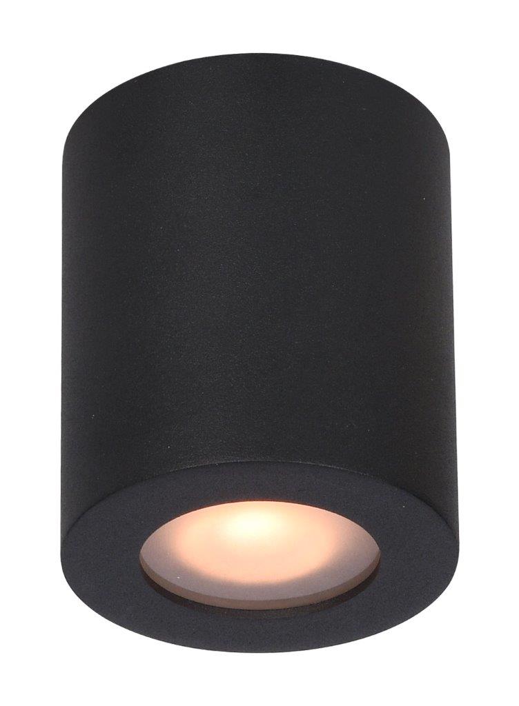 Artdelight Redondo - spot en saillie - Ø ,5 cm - IP54 - noir