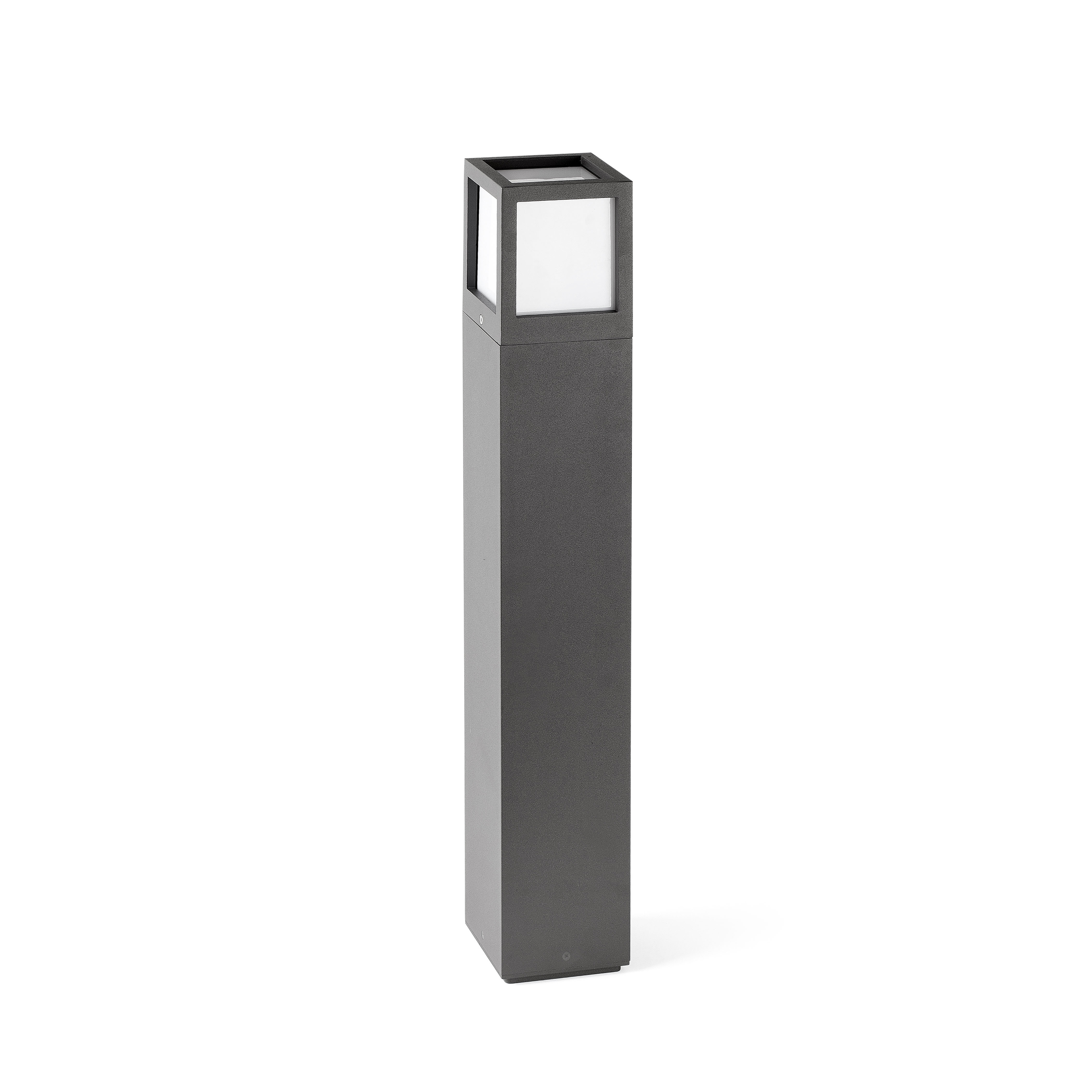 Faro Nze - poteau de jardin - 10,8 x 10,8 x - IP54 - gris foncé