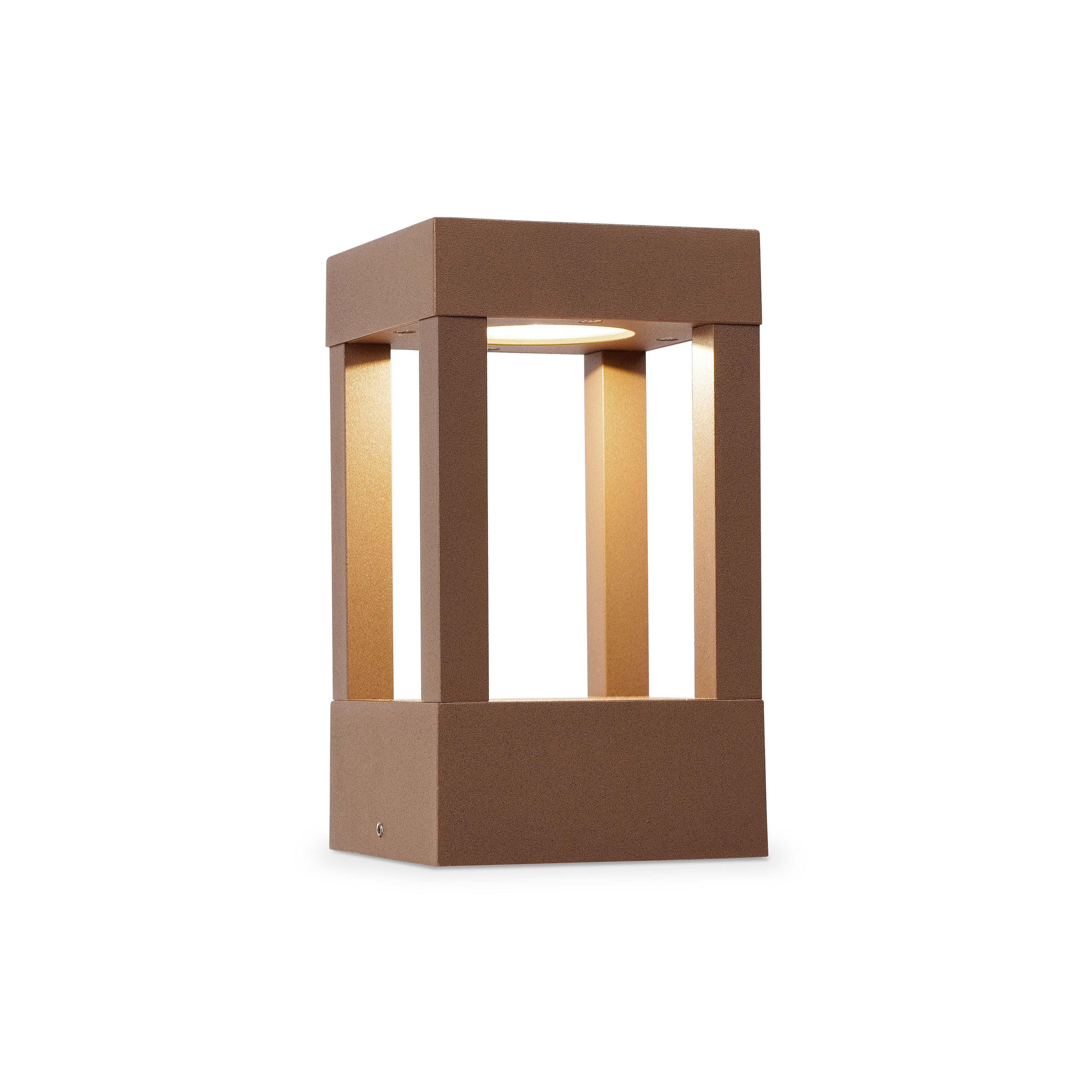 Faro Agra - lampe de jardin - 10,8 x 10,8 x - 9W LED inclus - IP55 - brun rouille — vue 3