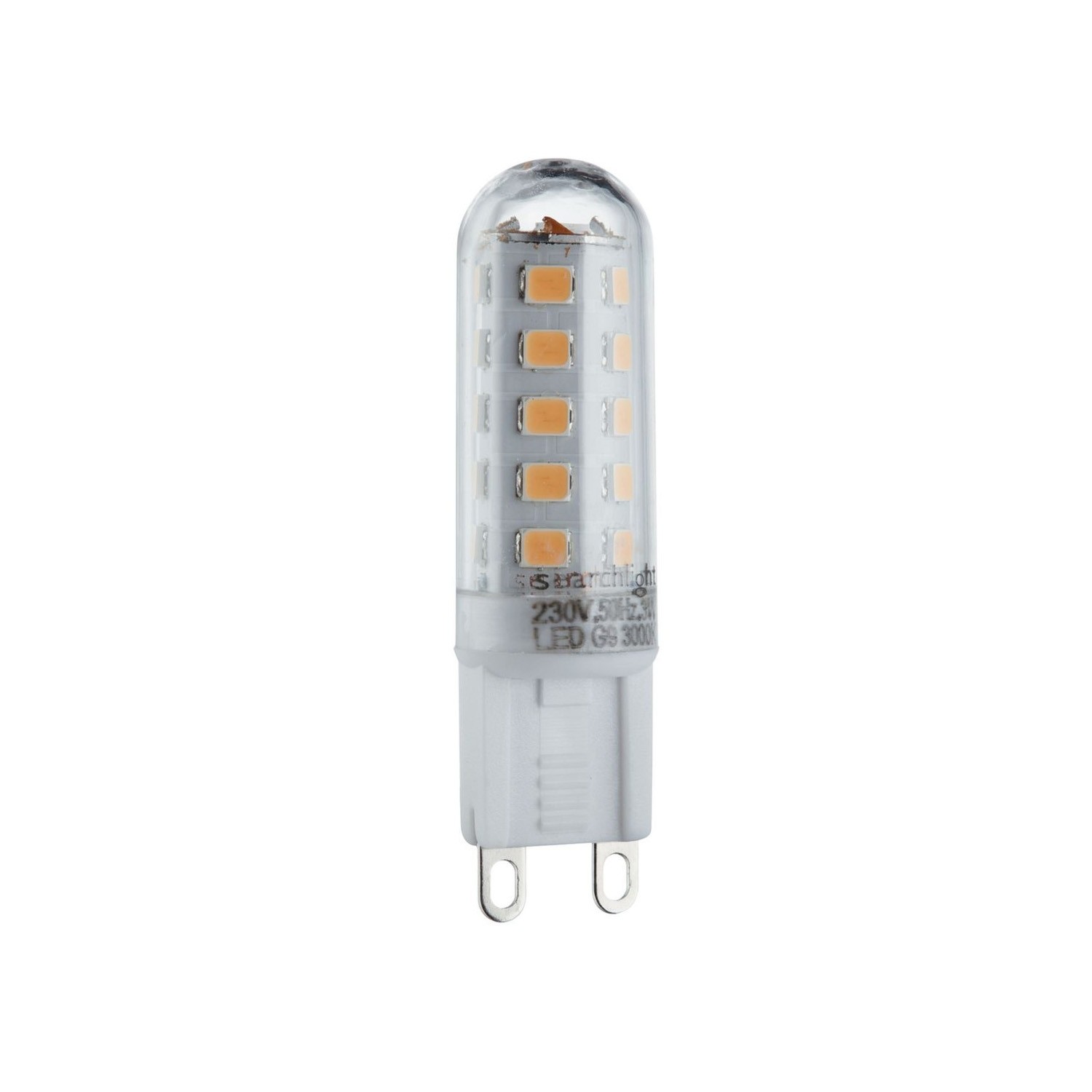 Searchlight Lampe LED - Ø cm - G9 - 3W dimmable (lot de 10) - 2700K - transparent