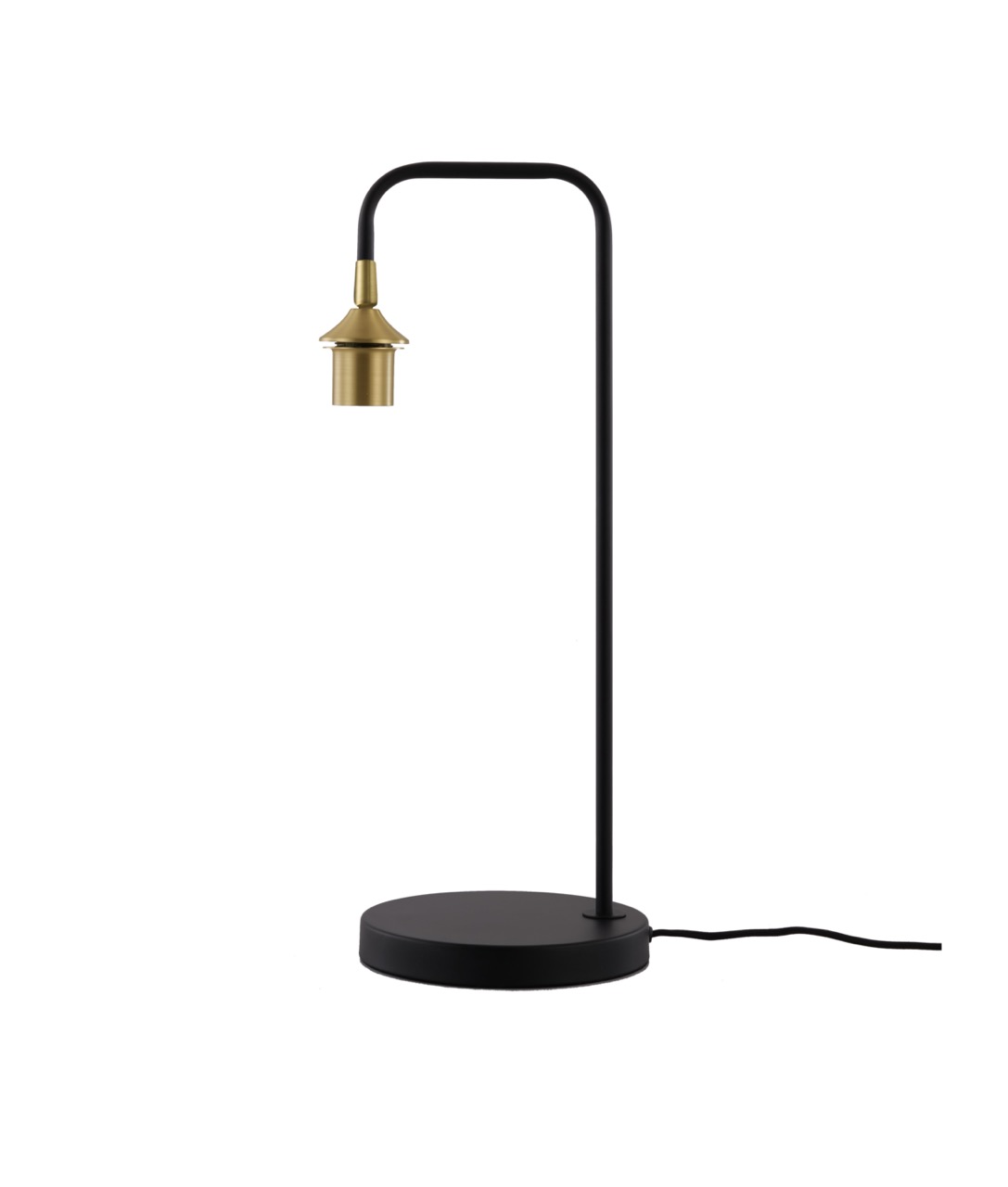 Artdelight Djano - lampe à poser - ,5 x - noir avec or