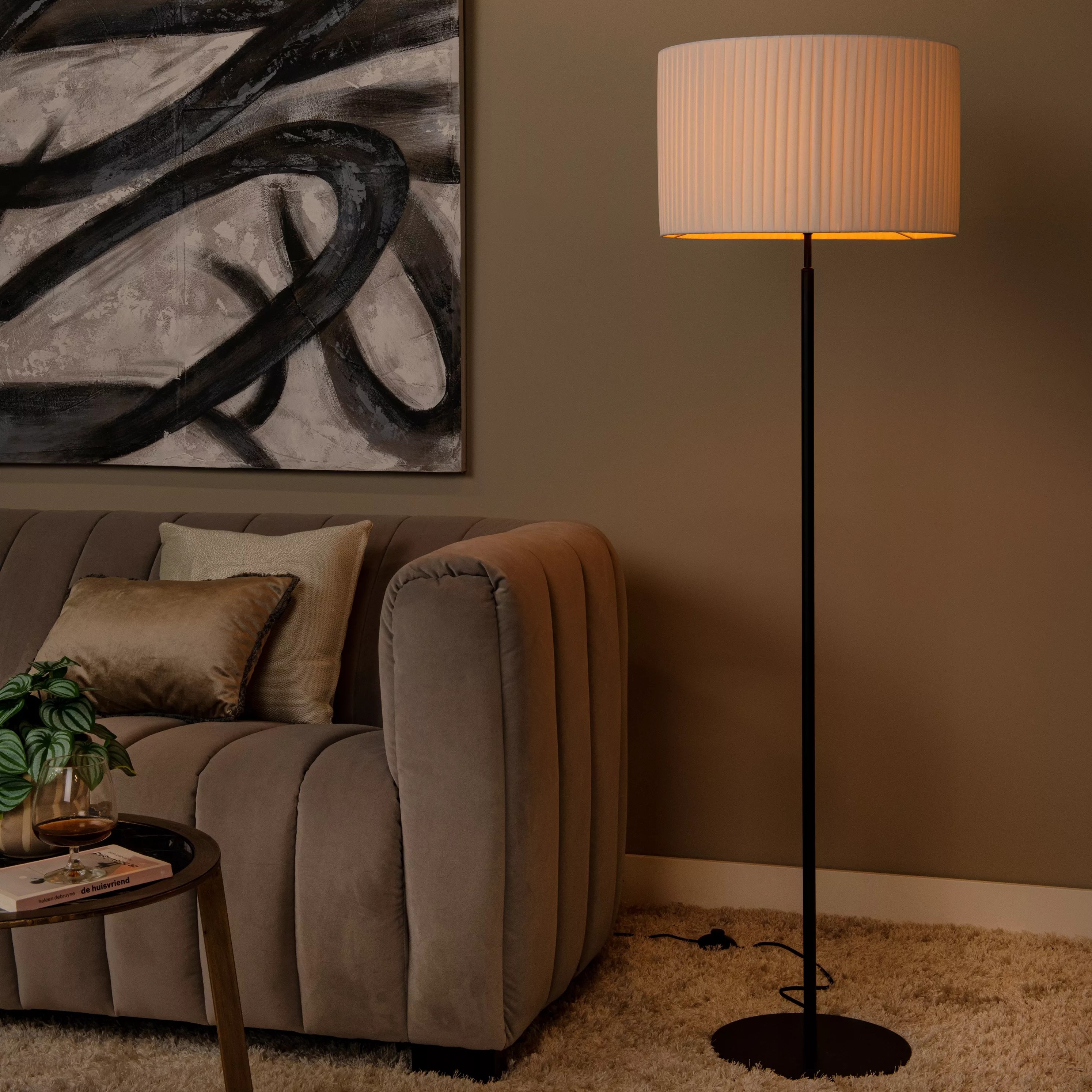 Lucide Fold - lampadaire - Ø cm - blanc