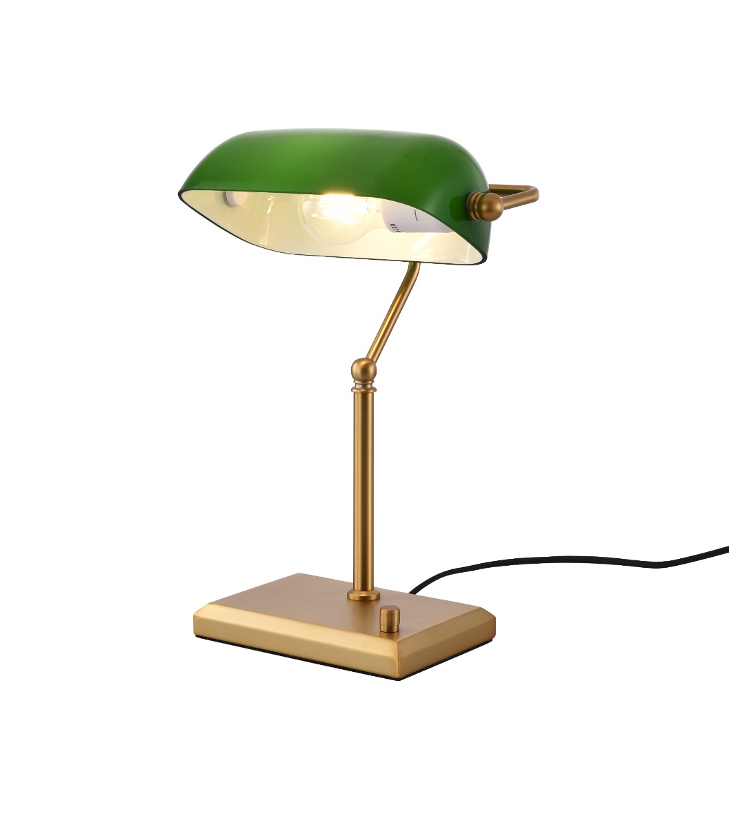 Artdelight Oxford - lampe à poser - x - or et vert