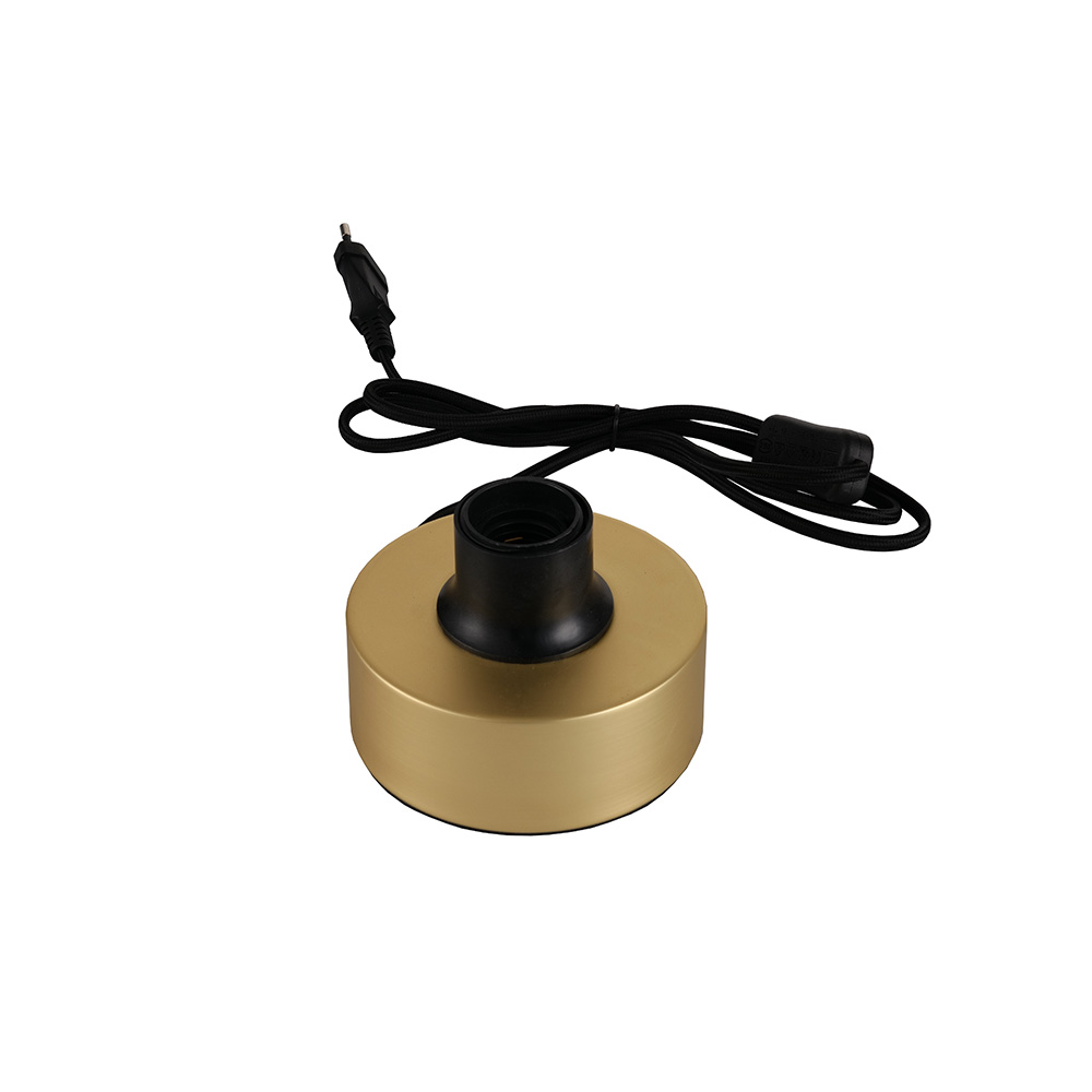 Artdelight Round - lampe à poser - Ø ,5 cm - or mat
