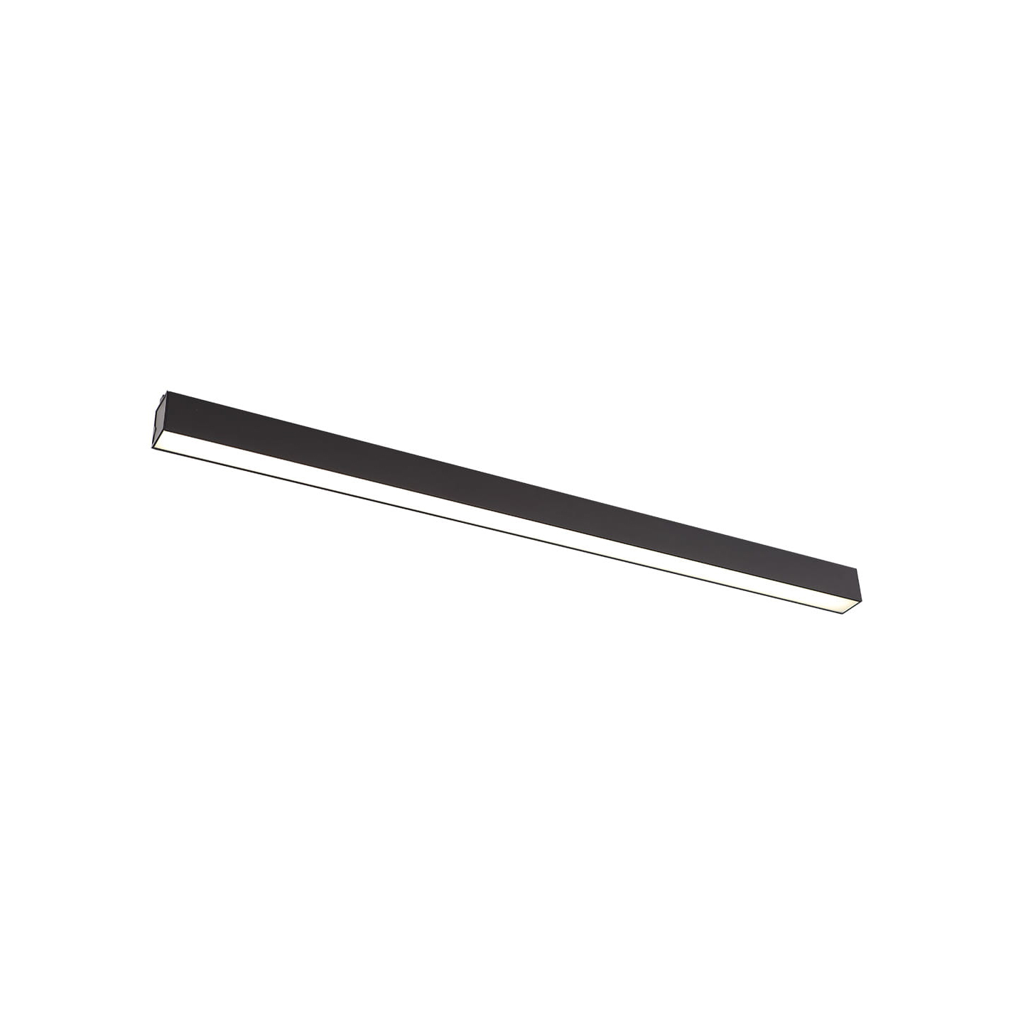 Maxlight Linear - plafonnier - 113,5 x ,5 cm - 36W LED dimmable inclus - noir