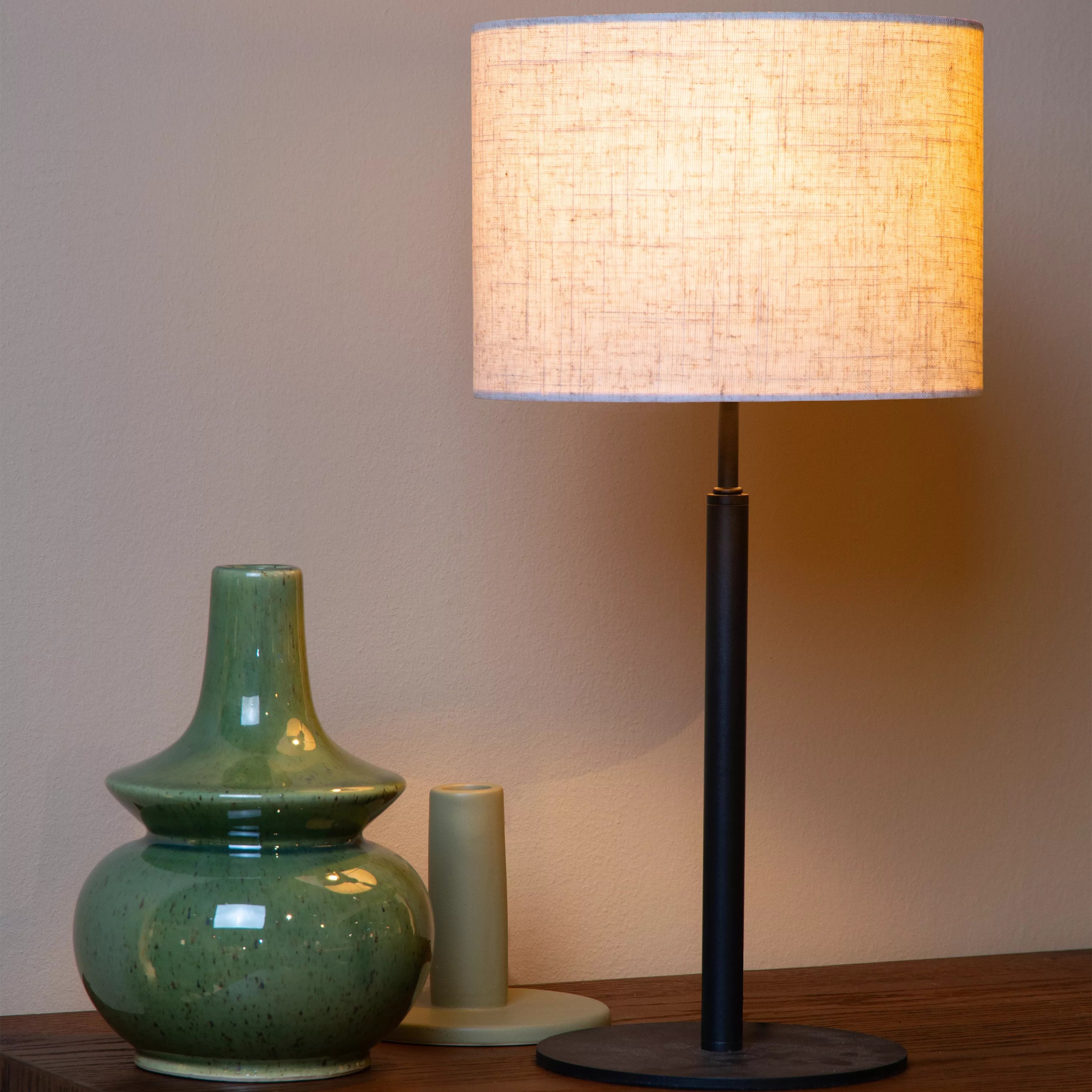Lucide Maya - lampe à poser - Ø ,5 cm - beige