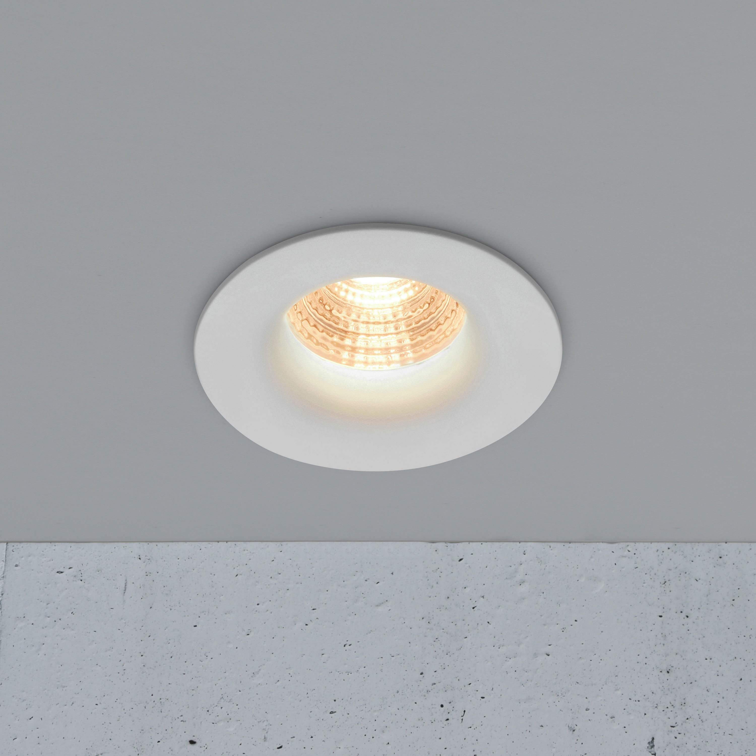 Nordlux Stake - spot encastré - Ø 88 mm, Ø 72 mm taille d"encastrement - 6,1W dimmable LED inclus - blanc
