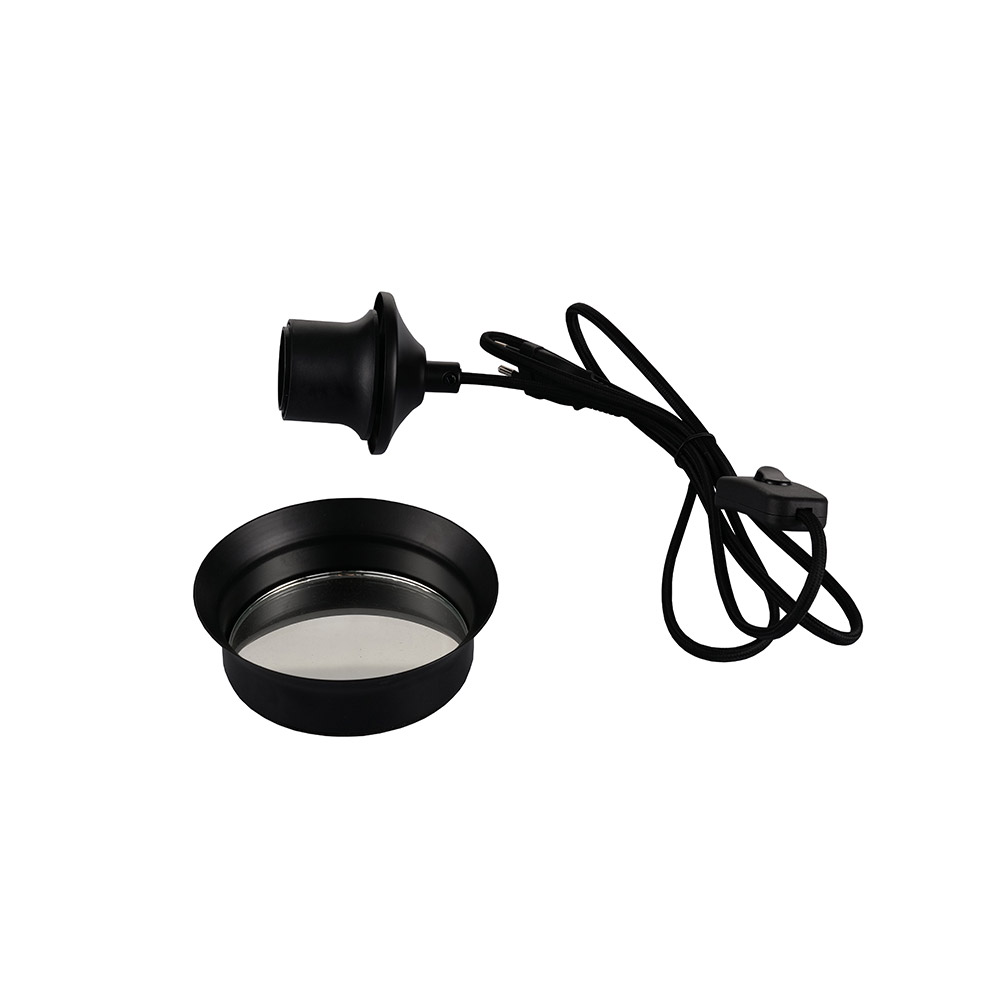 Artdelight Mirror - lampe à poser - Ø ,5 cm - noir