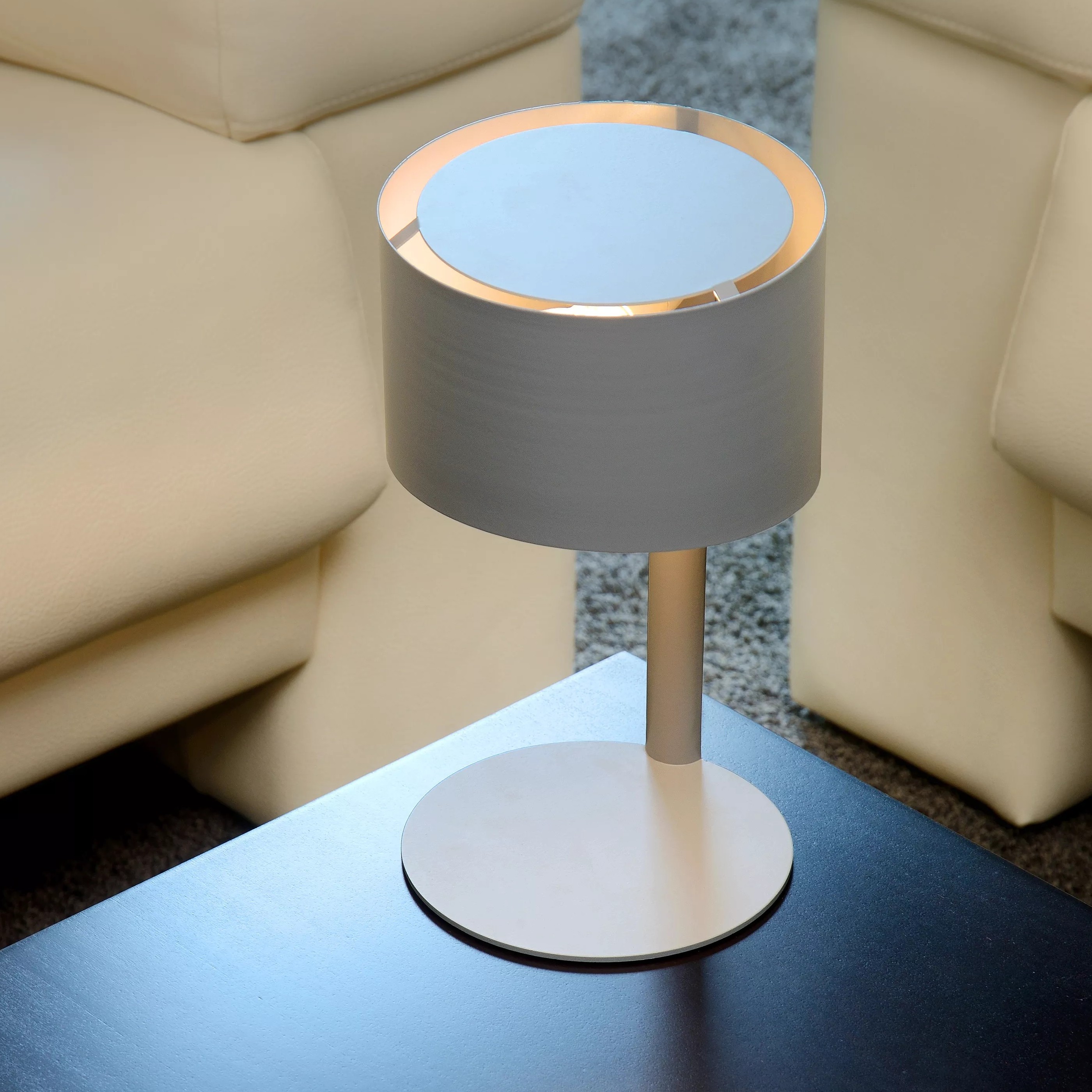 Lucide Knulle - lampe à poser - Ø ,5 cm - gris
