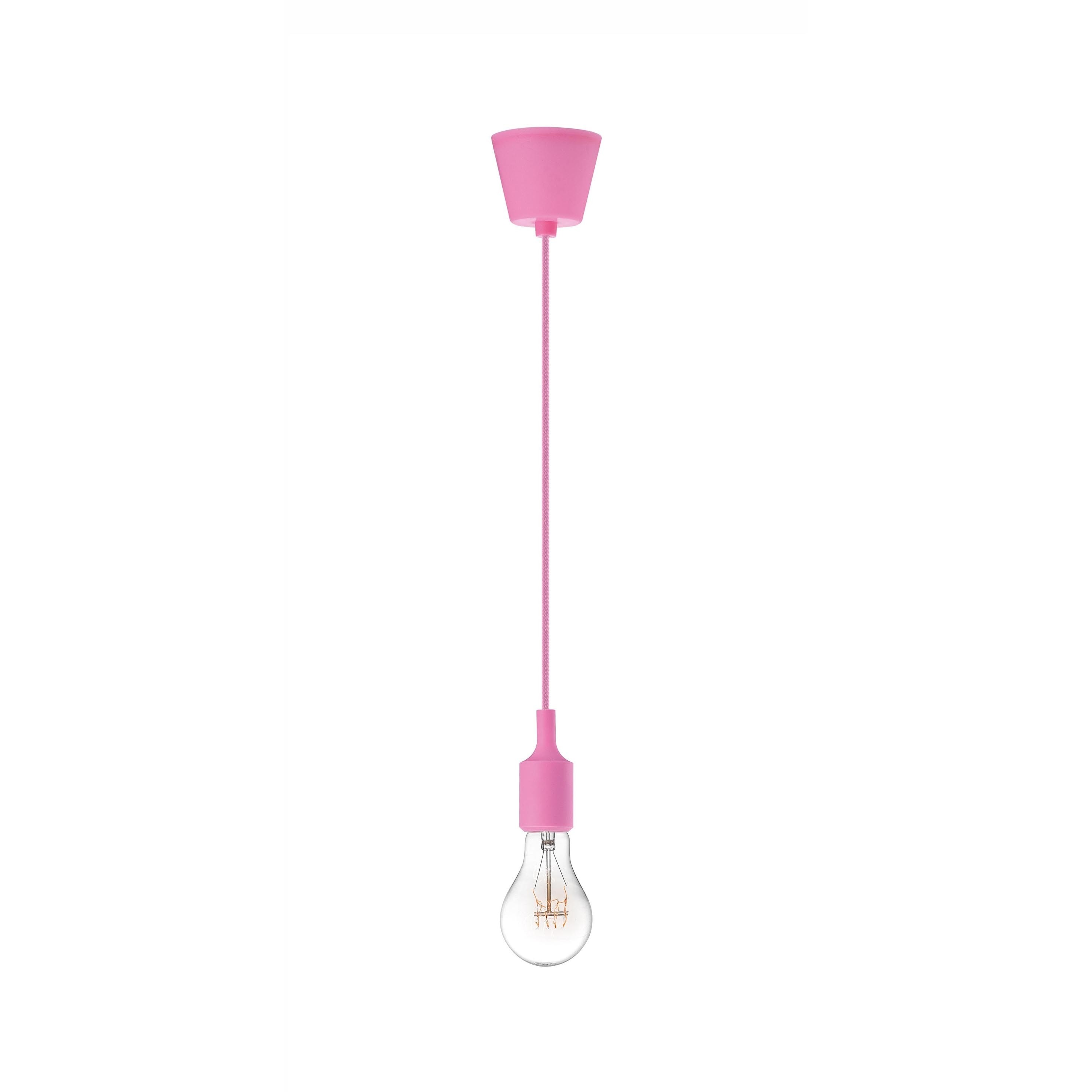 Nova Luce Swing - lampe suspendue - Ø 4,5 x - rose