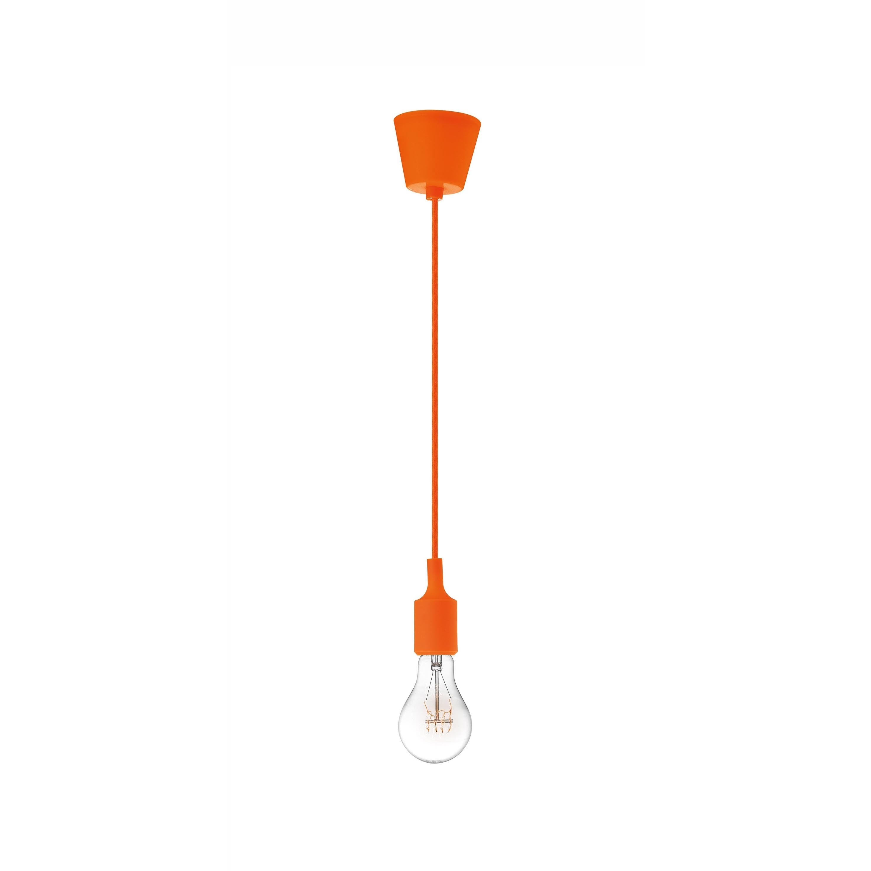 Nova Luce Swing - lampe suspendue - Ø 4,5 x - orange