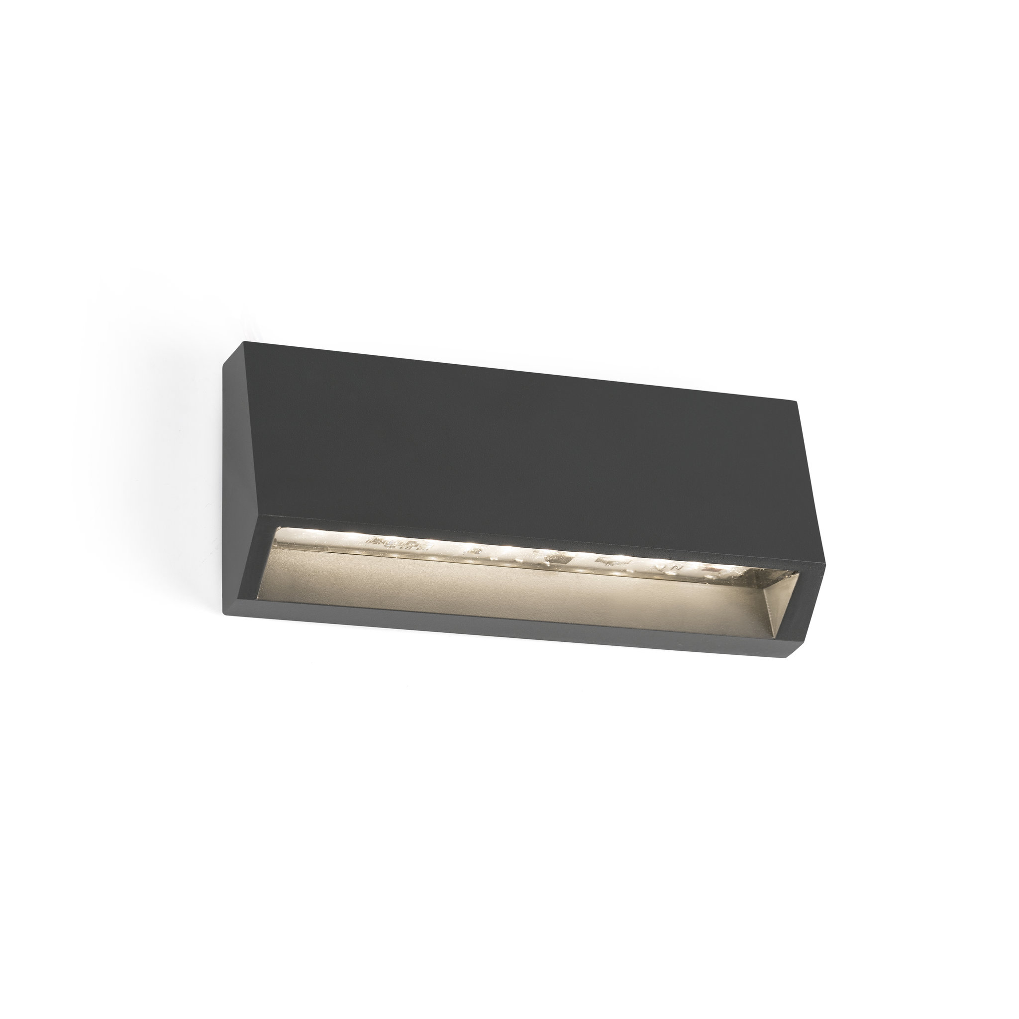 Faro Must - applique murale - 15,8 x cm - 3W LED inclus - IP65 - gris foncé