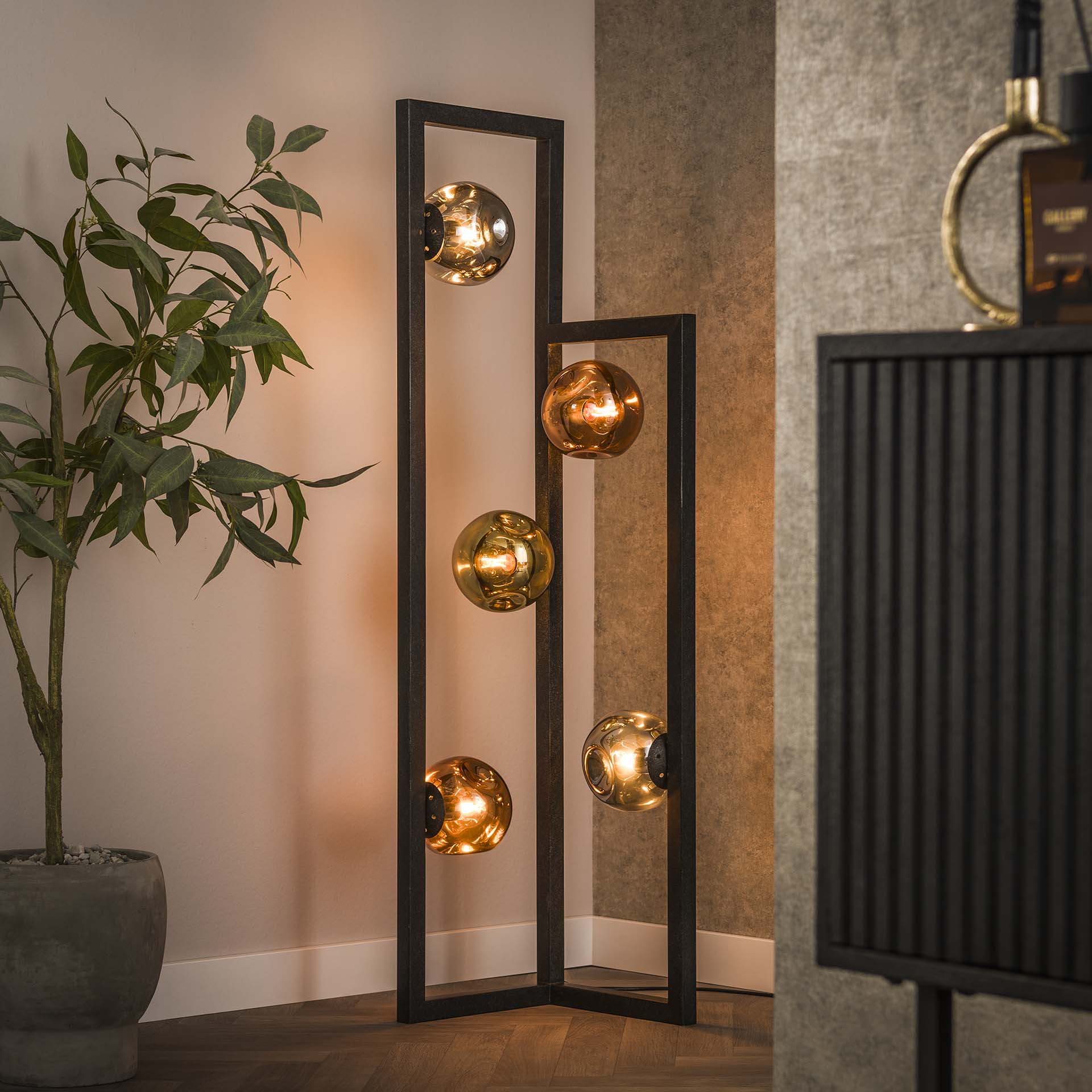 Vico Stellar - lampadaire - - noir