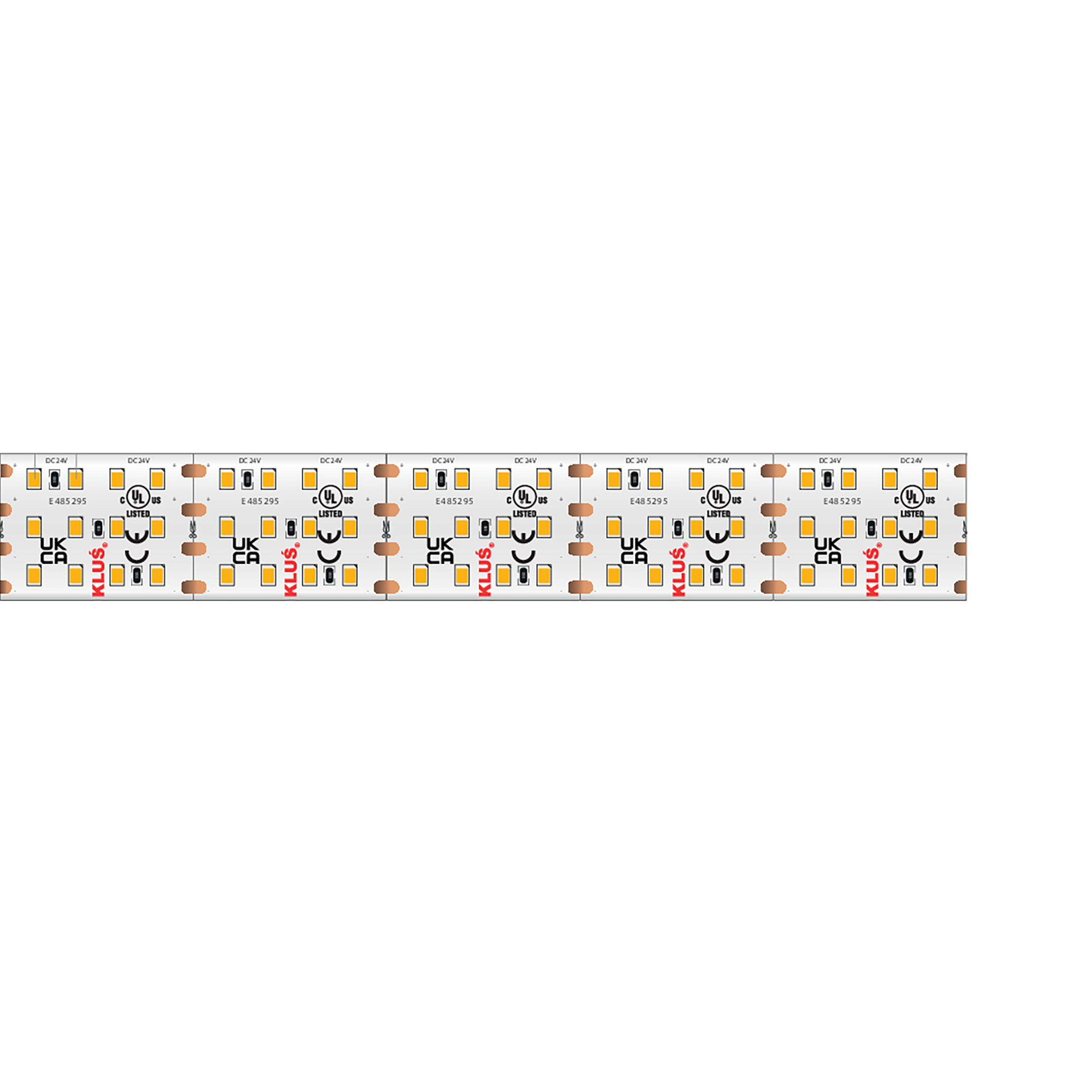 Klus Bande LED - largeur 2,2 cm, longueur - 24Vdc - dimmable - 28,8W LED par mètre - 420 LED par mètre - IP20