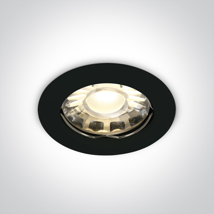 ONE Light Classic MR16 - spot encastré - Ø 76 mm, Ø 63 mm encastrable - noir
