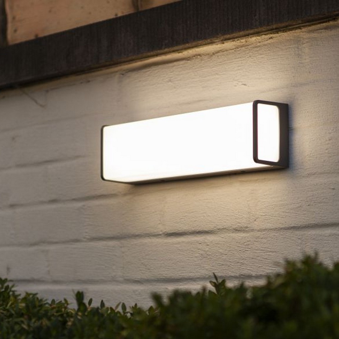 Lutec Doblo - applique murale extérieure - x - 34W LED inclus - IP54 - gris foncé