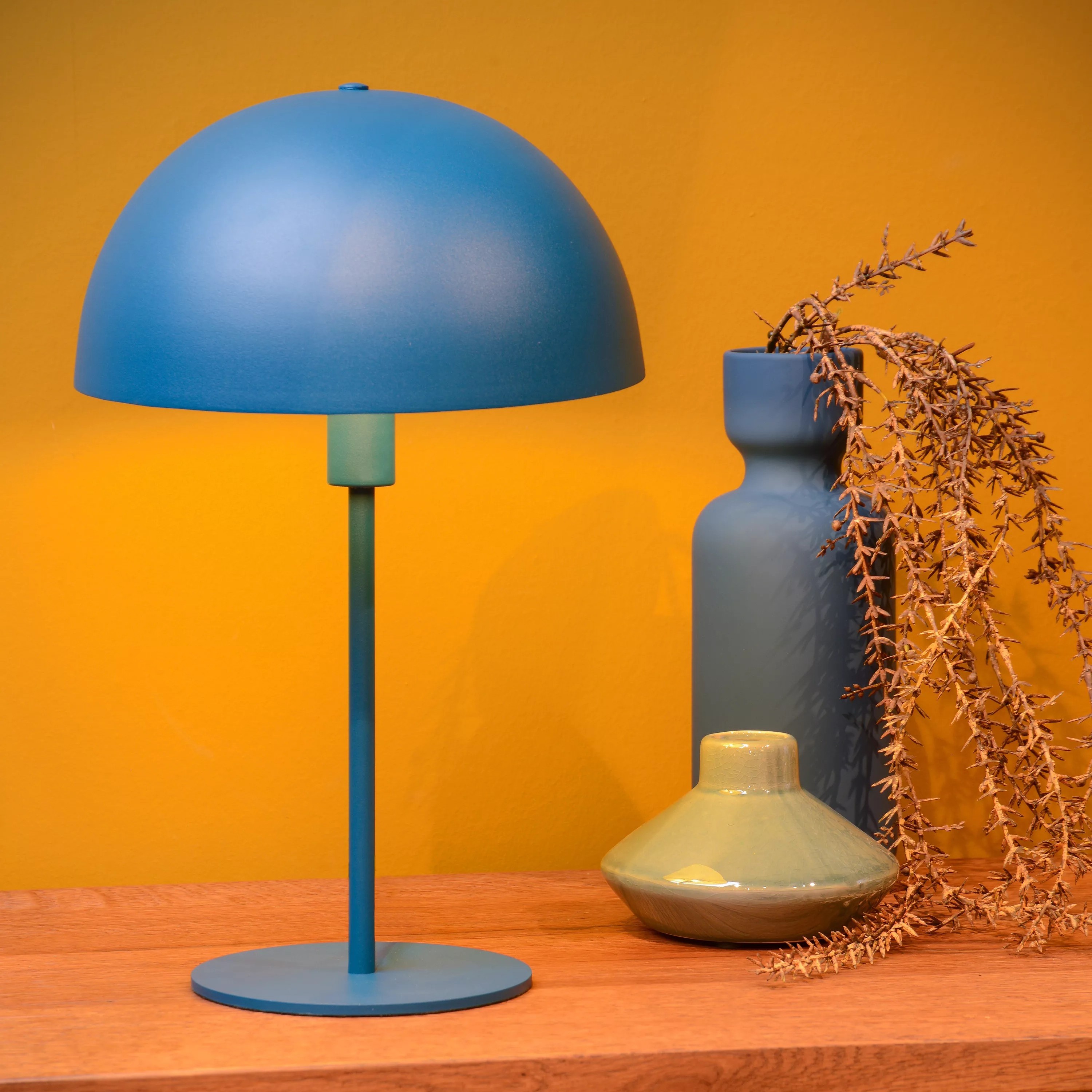 Lucide Siemon - lampe à poser - Ø25 x - bleu