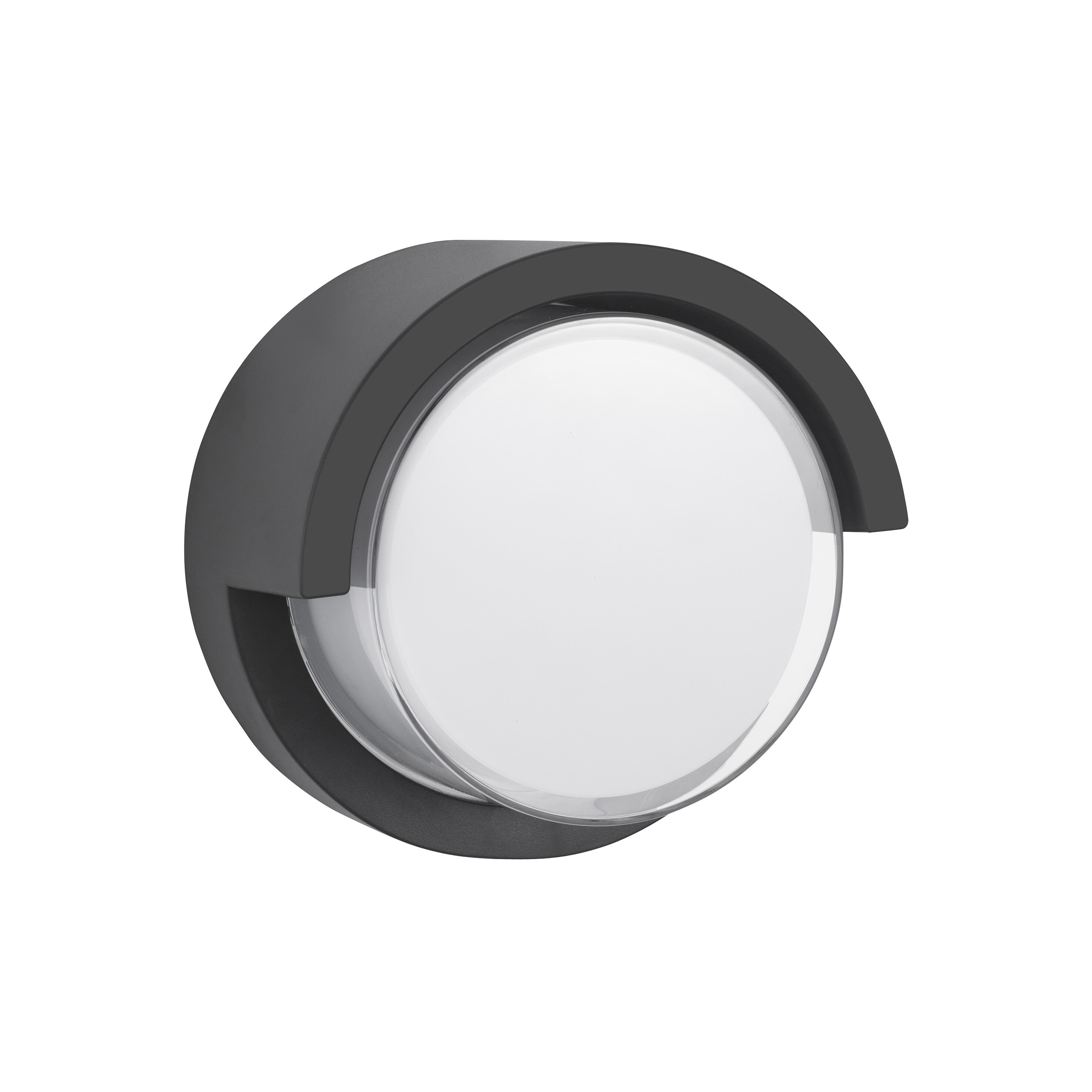 Nova Luce Max - applique murale extérieure - Ø cm - 12W LED inclus - IP65 - gris foncé