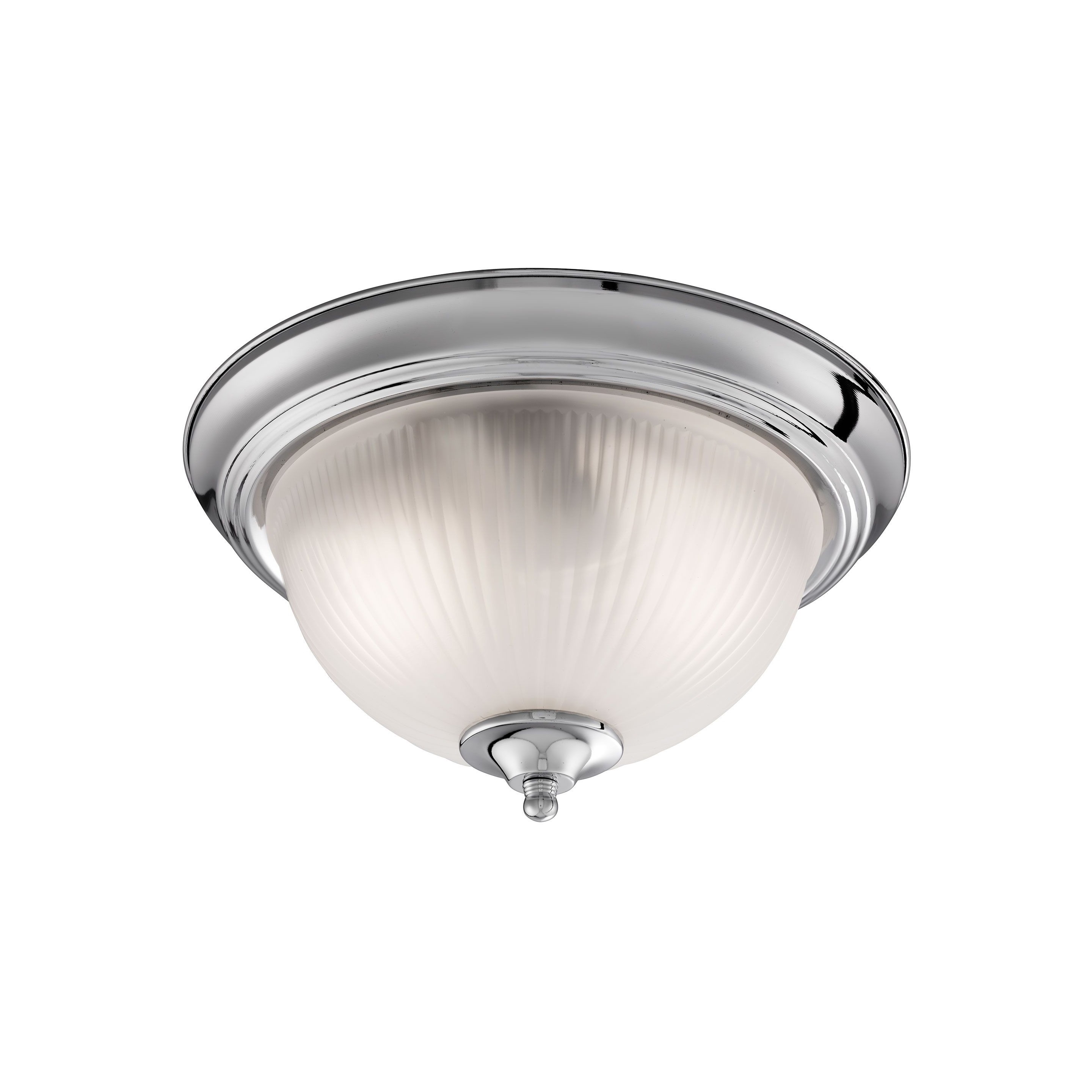 Searchlight Flush - plafonnier de salle de bains - Ø cm - IP44 - chrome