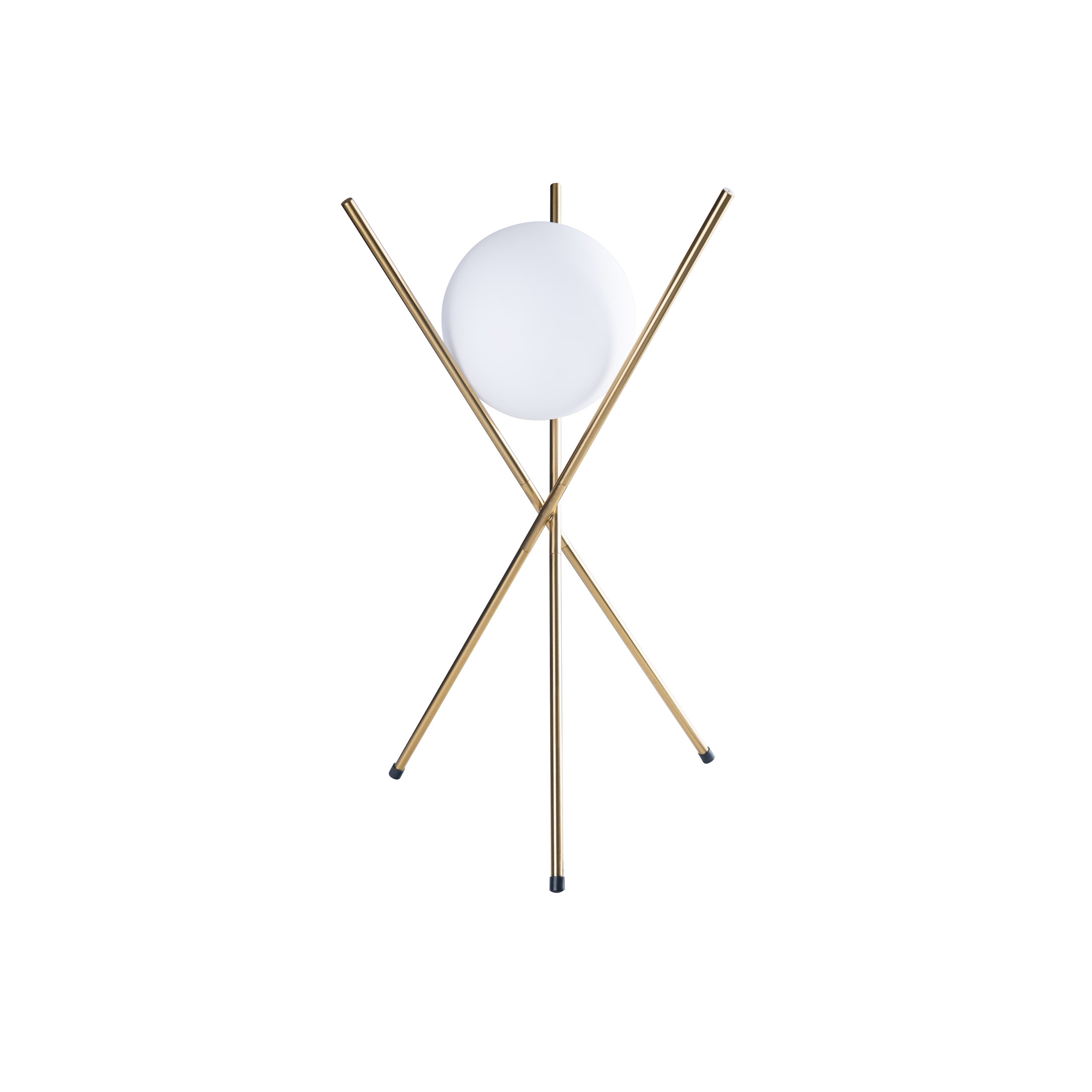 Maxlight Xena - lampe à poser - Ø cm - laiton