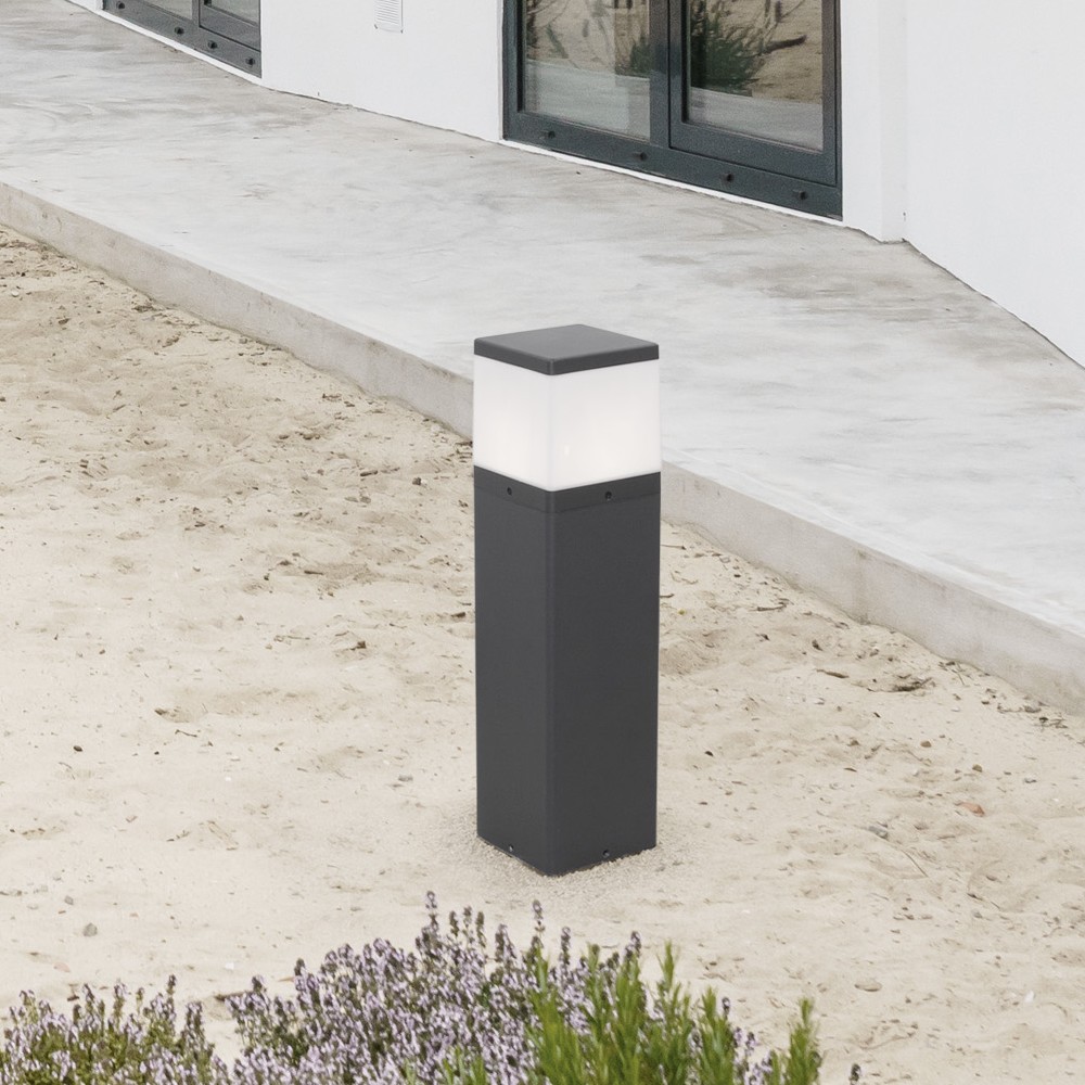 Nova Luce Ferron - lampe de jardin - x - IP65 - gris foncé