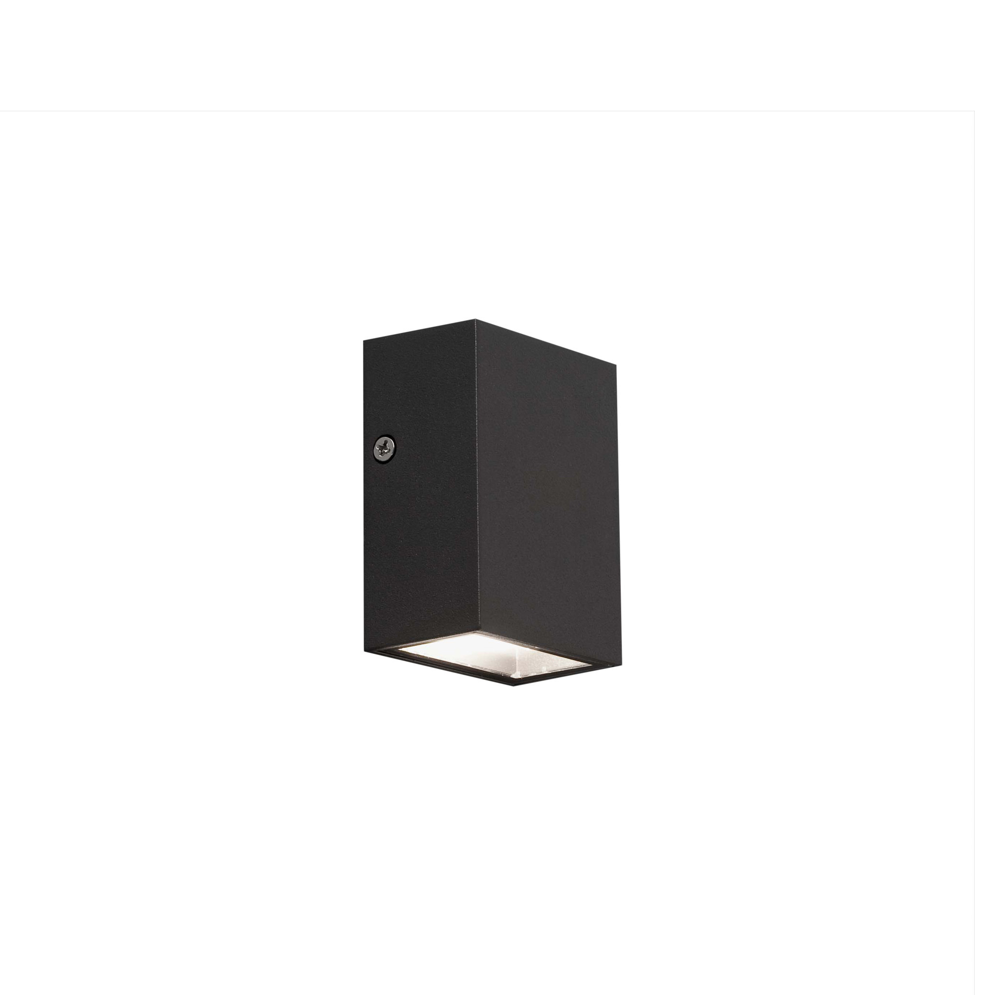 Faro Canon - applique murale - x 8,5 cm - 4W LED inclus - IP44 - gris foncé