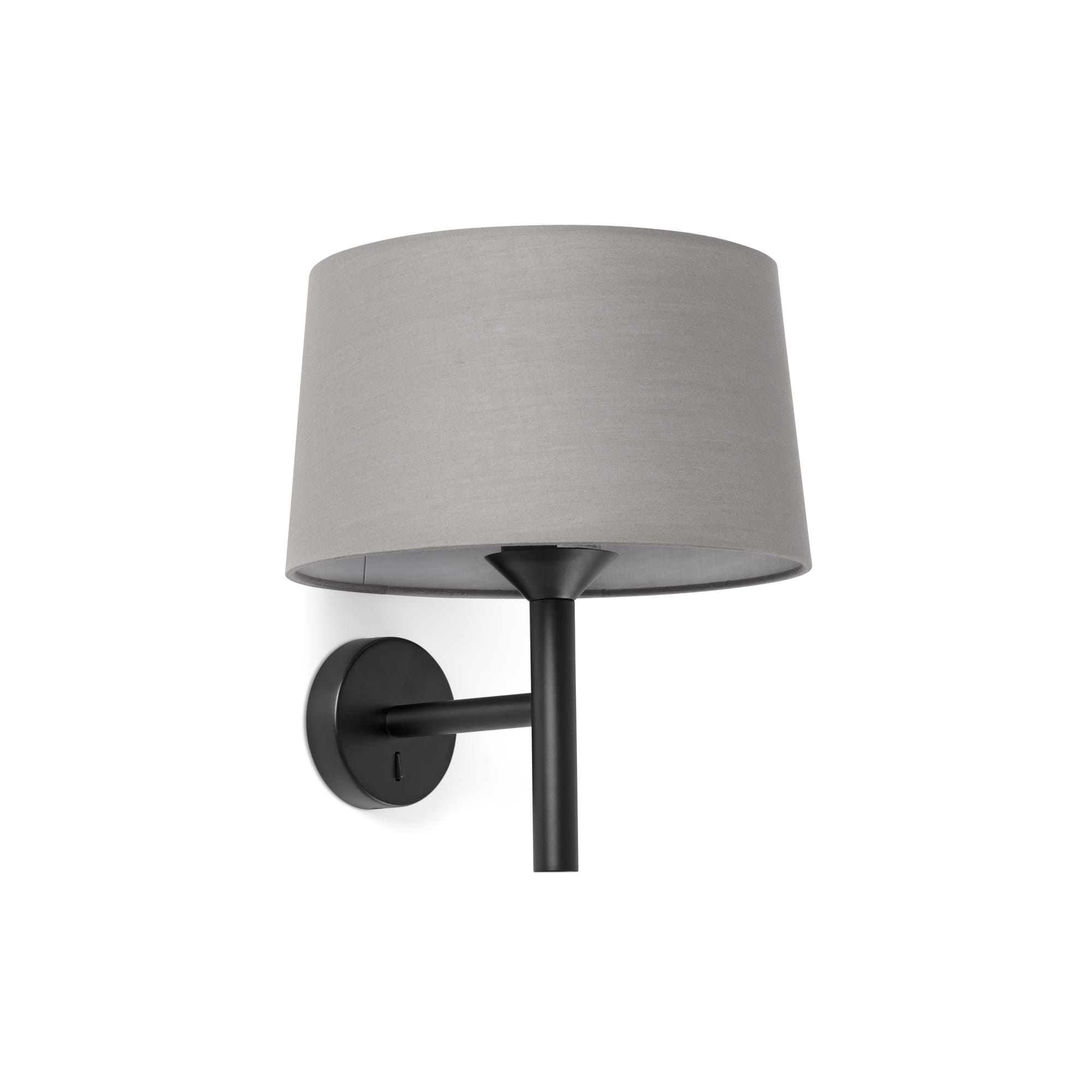 Faro Windsor - applique murale - Ø ,2 x 26,5 cm - noir mat et gris