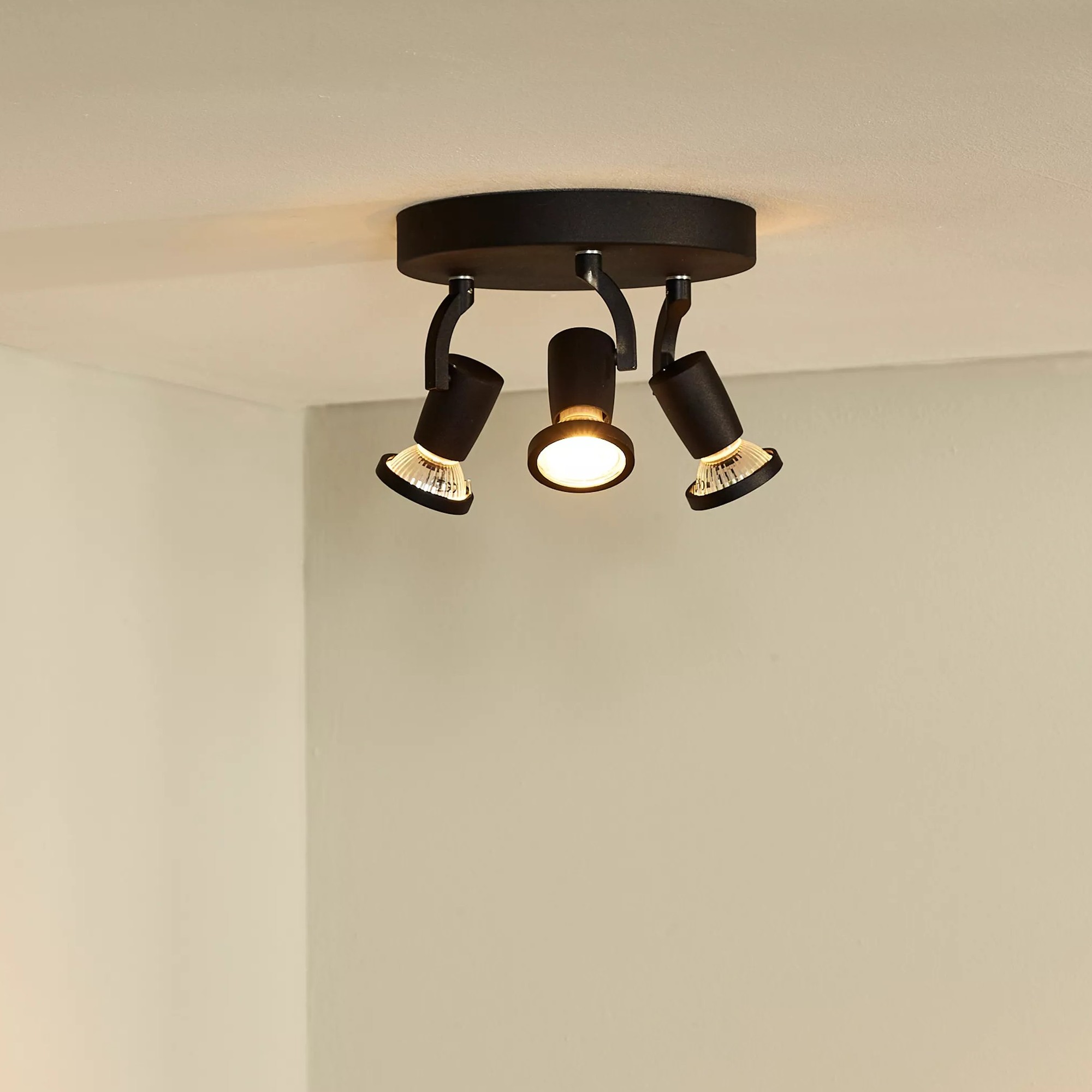 Lucide Jaster - spot en saillie - Ø ,5 cm - W LED inclus - noir