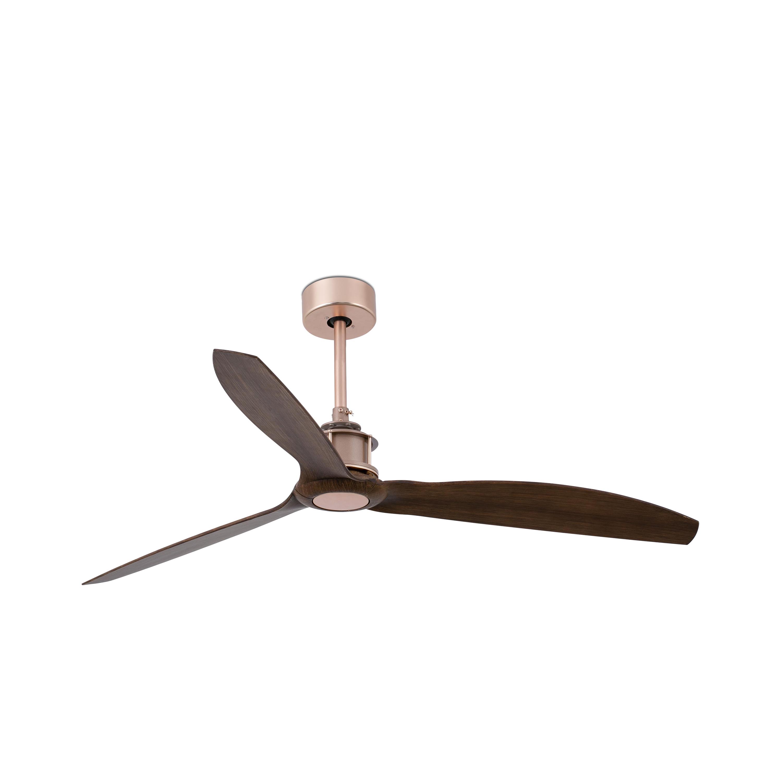 Faro Justfan - ventilateur de plafond avec télécommande - Ø - brun foncé et cuivre